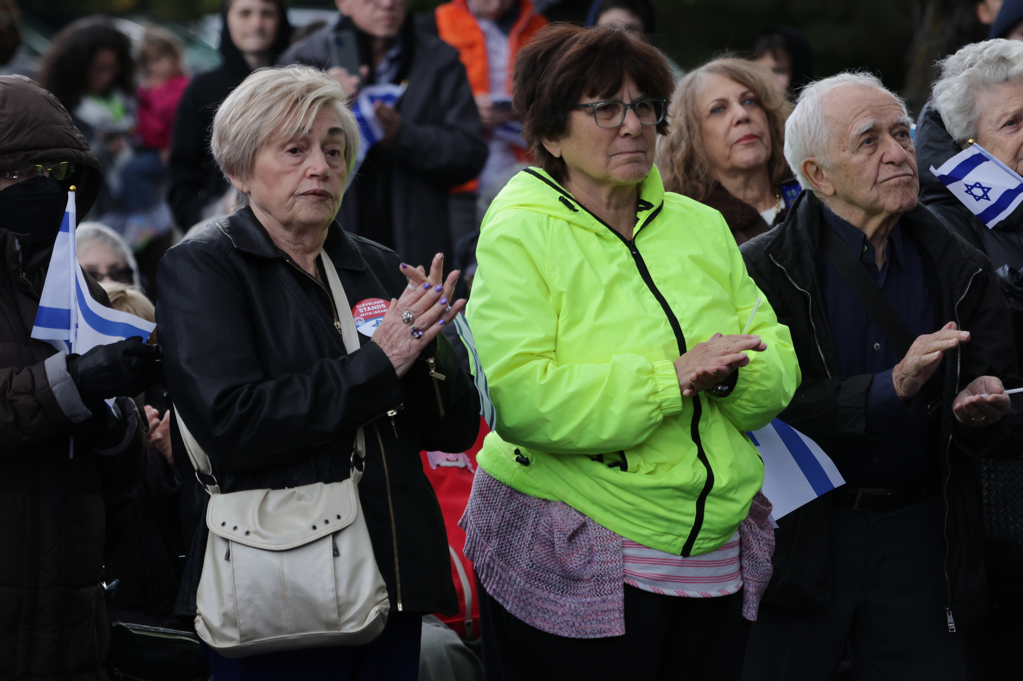 Rally for Israel at the Jewish Federation of Cleveland in Beachwood ...