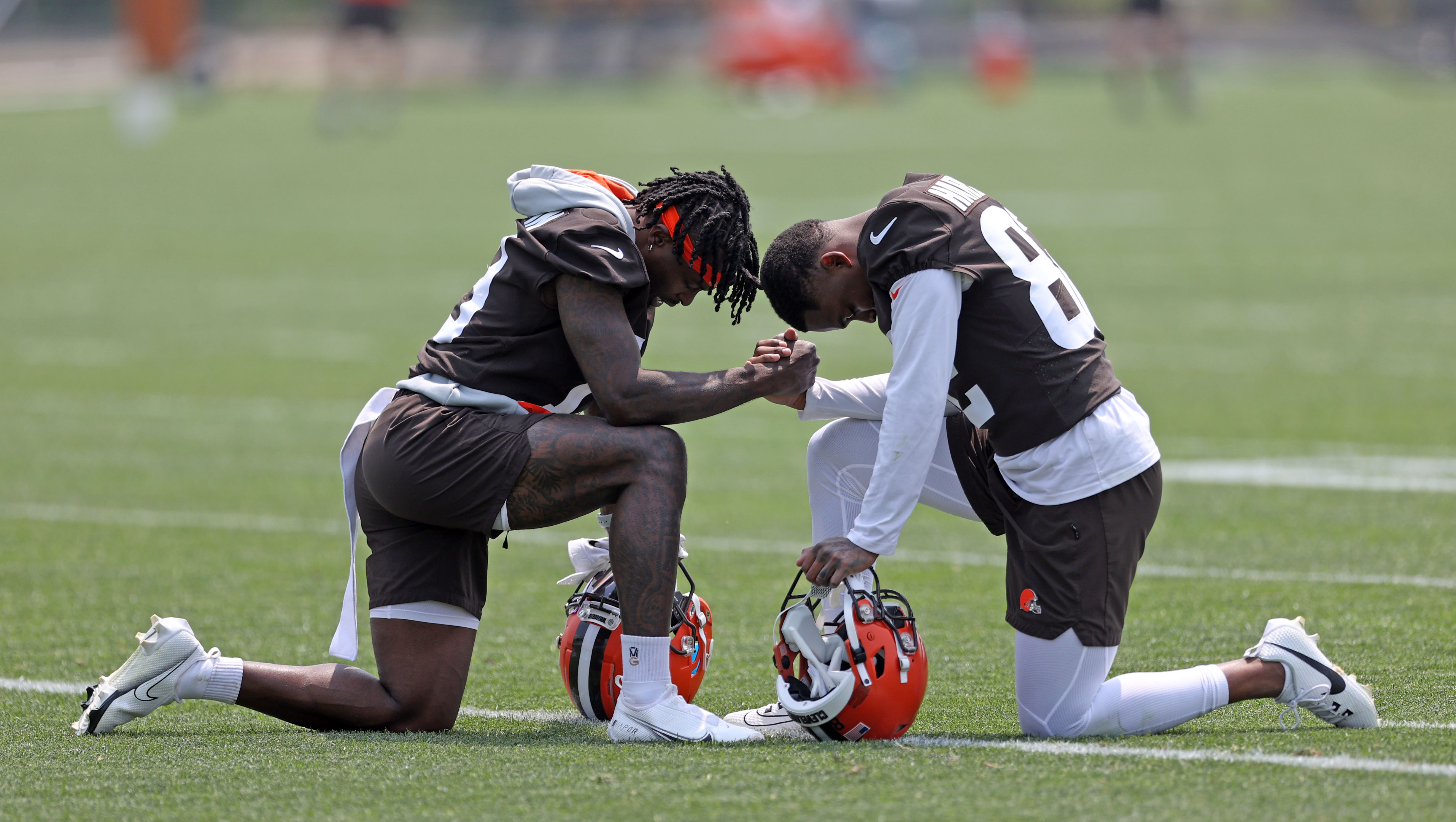 Browns WR Marquise Goodwin returning from blood clots that had him on the  non-football injury list all camp 