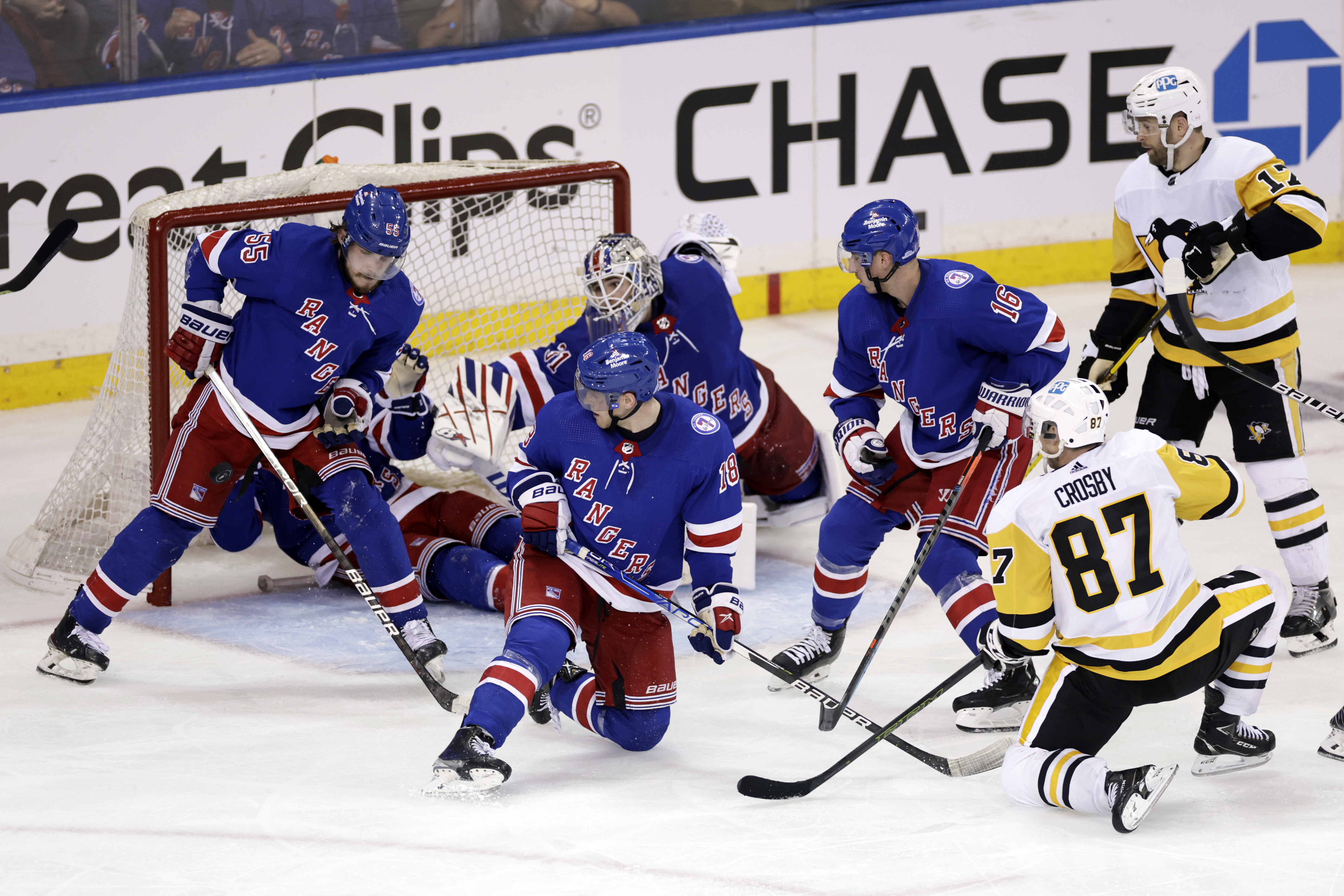 The Sidney Crosby Show: Pens v Rangers (W 8-3)