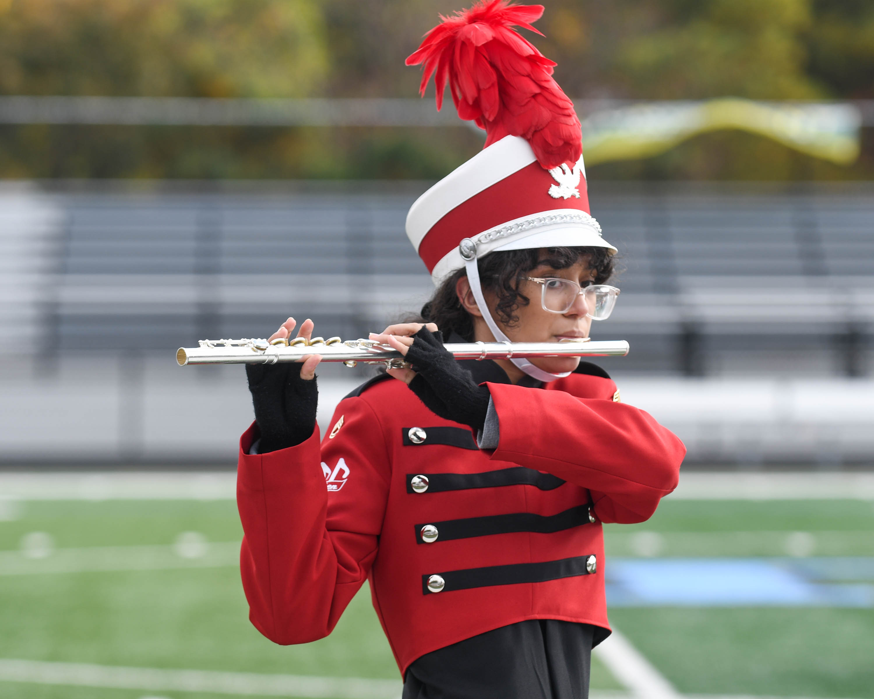 Marching Band Hoboken High School Performs "Thor's Hammer" on 10/29