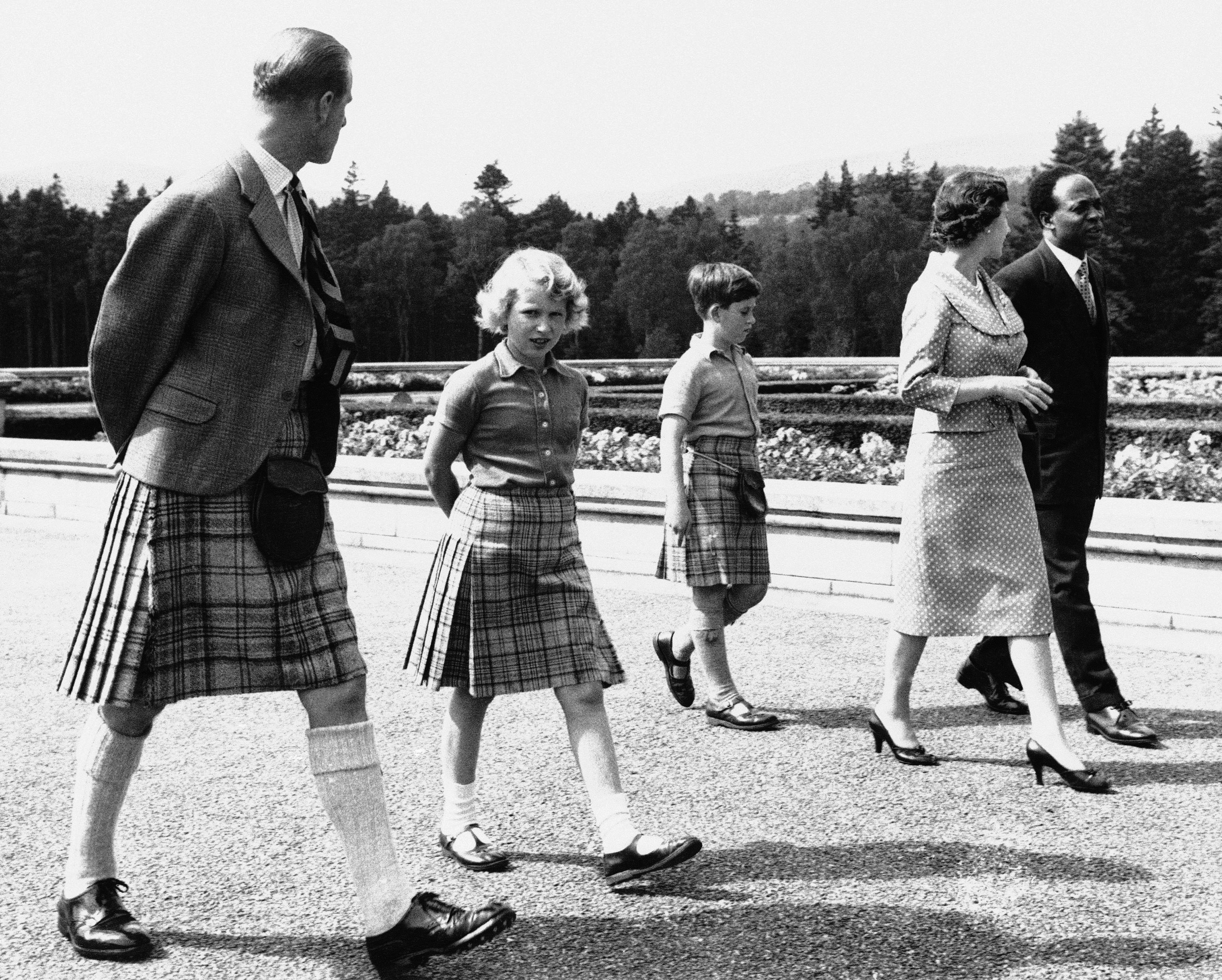 Hm The Queen Elizabeth Ii, Prince Philip And Dr Nkrumah Arrive At