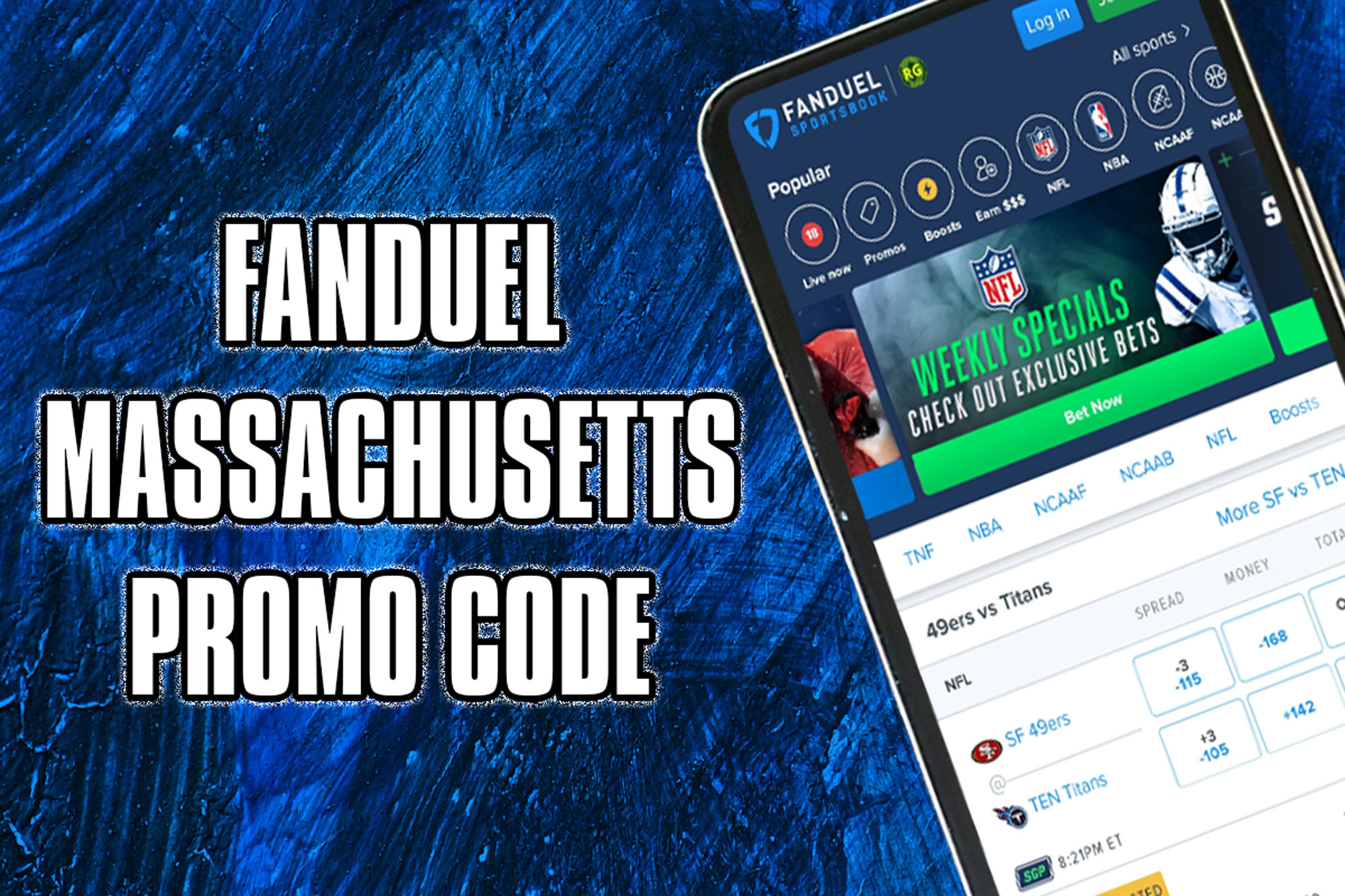 FanDuel promo code Massachusetts: Bet $5, Get $200 in bonus bets +