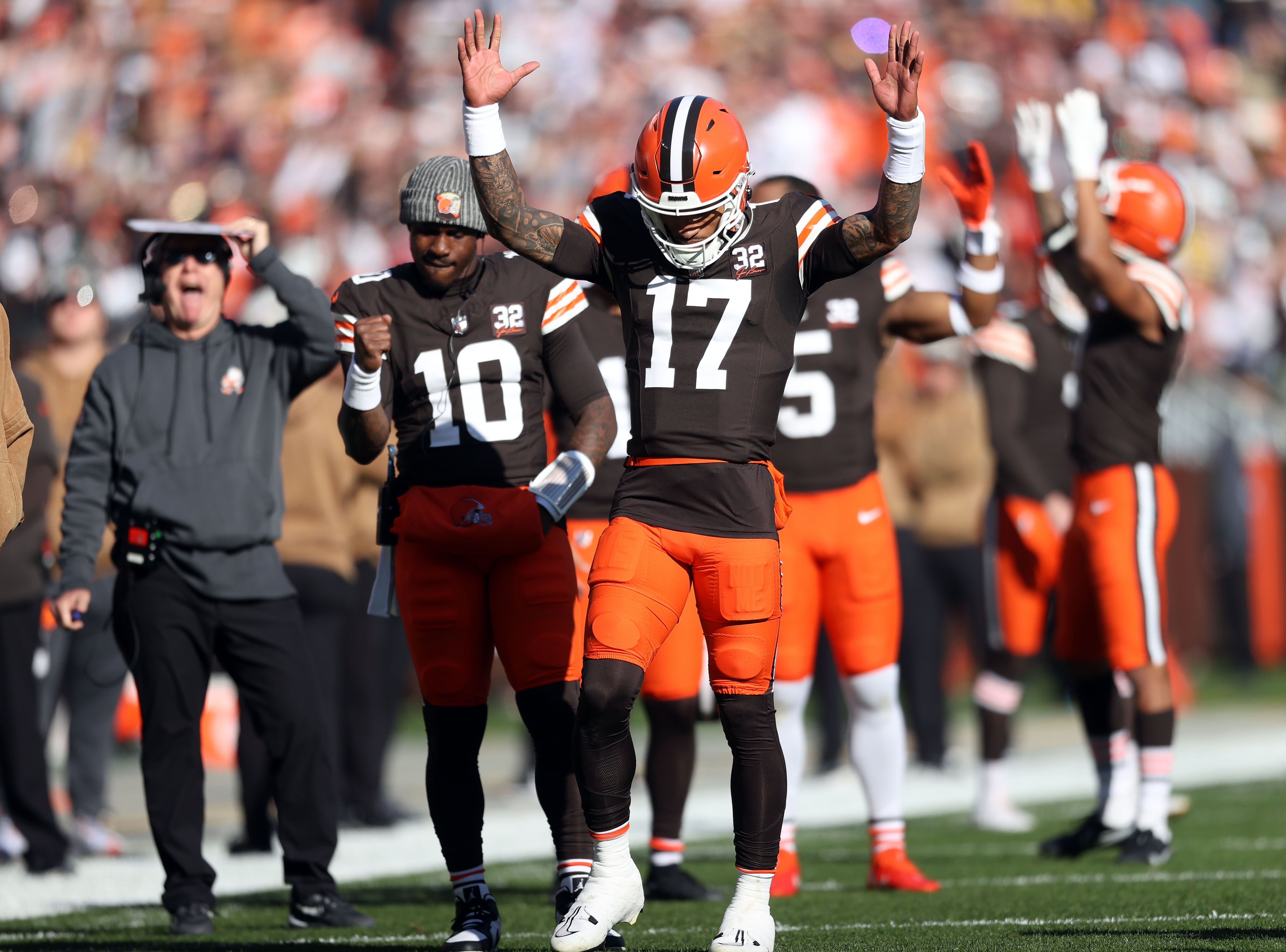 How about that, Browns fans! DTR looks like another No. 17 on final 