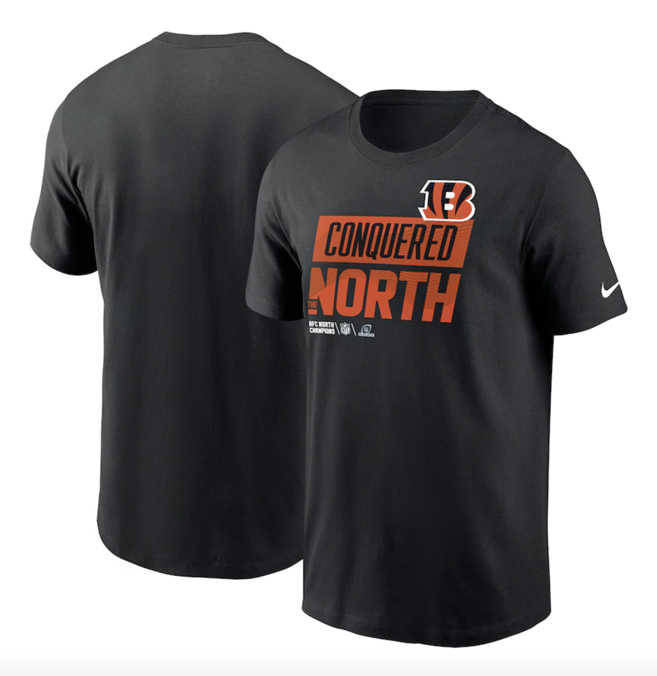 Cincinnati bengals nike 2022 afc north division champions locker room  trophy collection shirt, hoodie, longsleeve tee, sweater