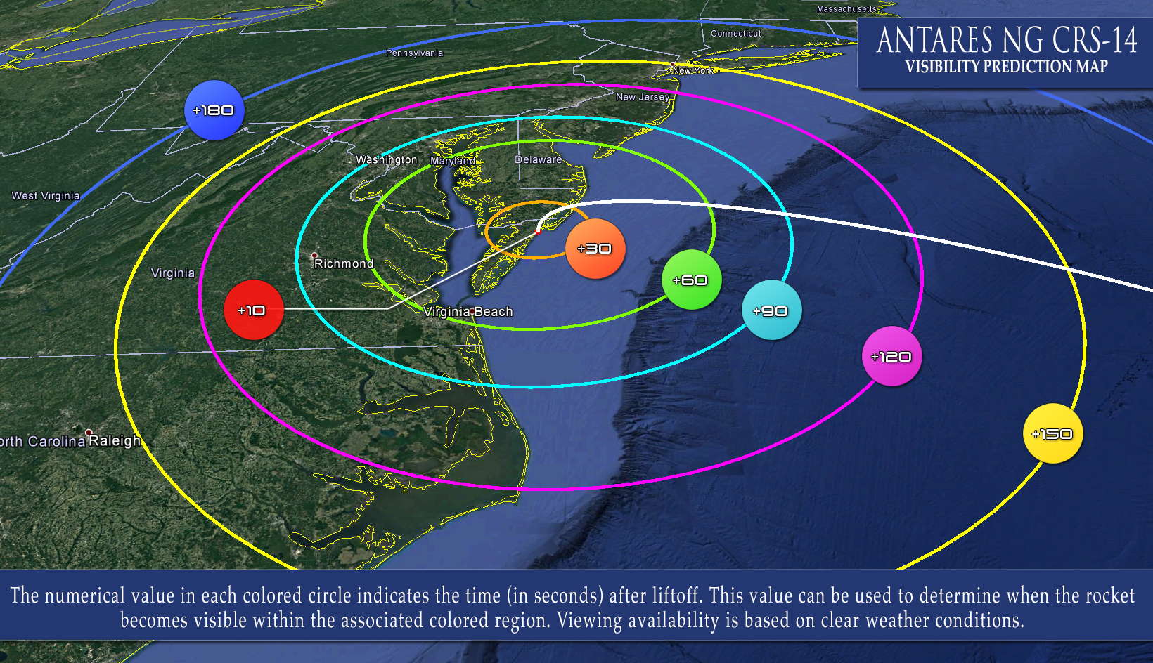 Nasa Rocket Launch Could Be Visible From N J Other Eastern U S States Nj Com