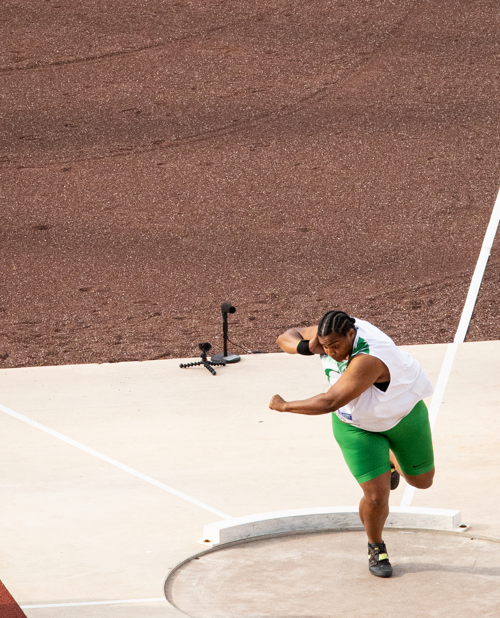 Women's shot put final at U.S. Olympic track and field trials ...