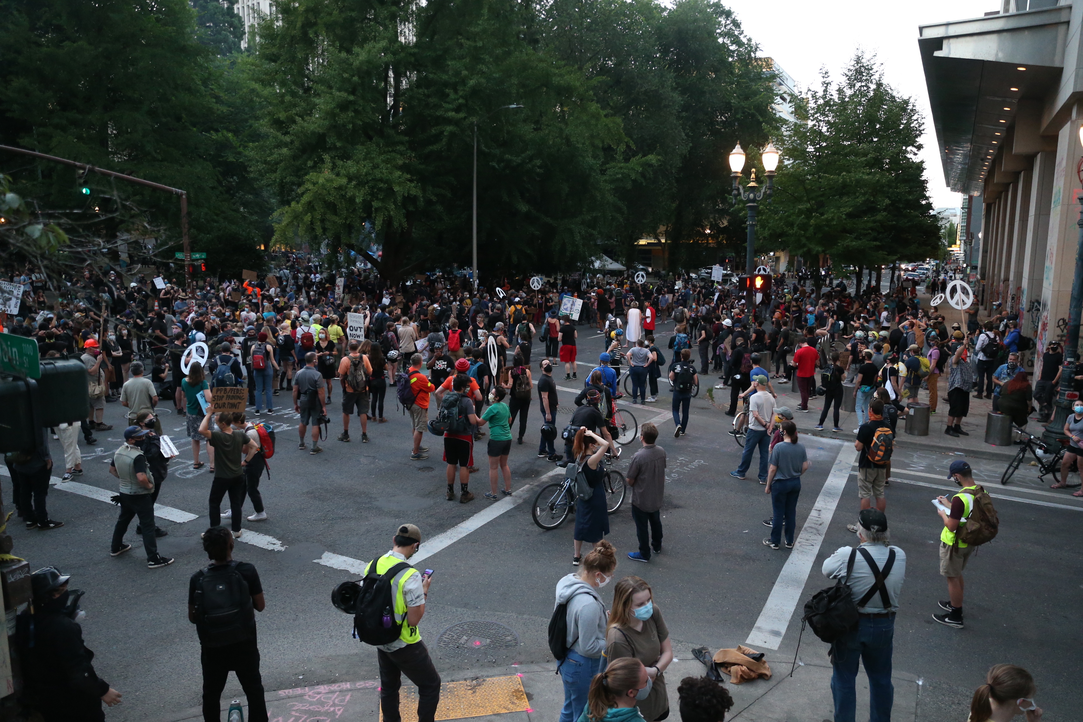 55th day of Portland Protests on July 21 - oregonlive.com