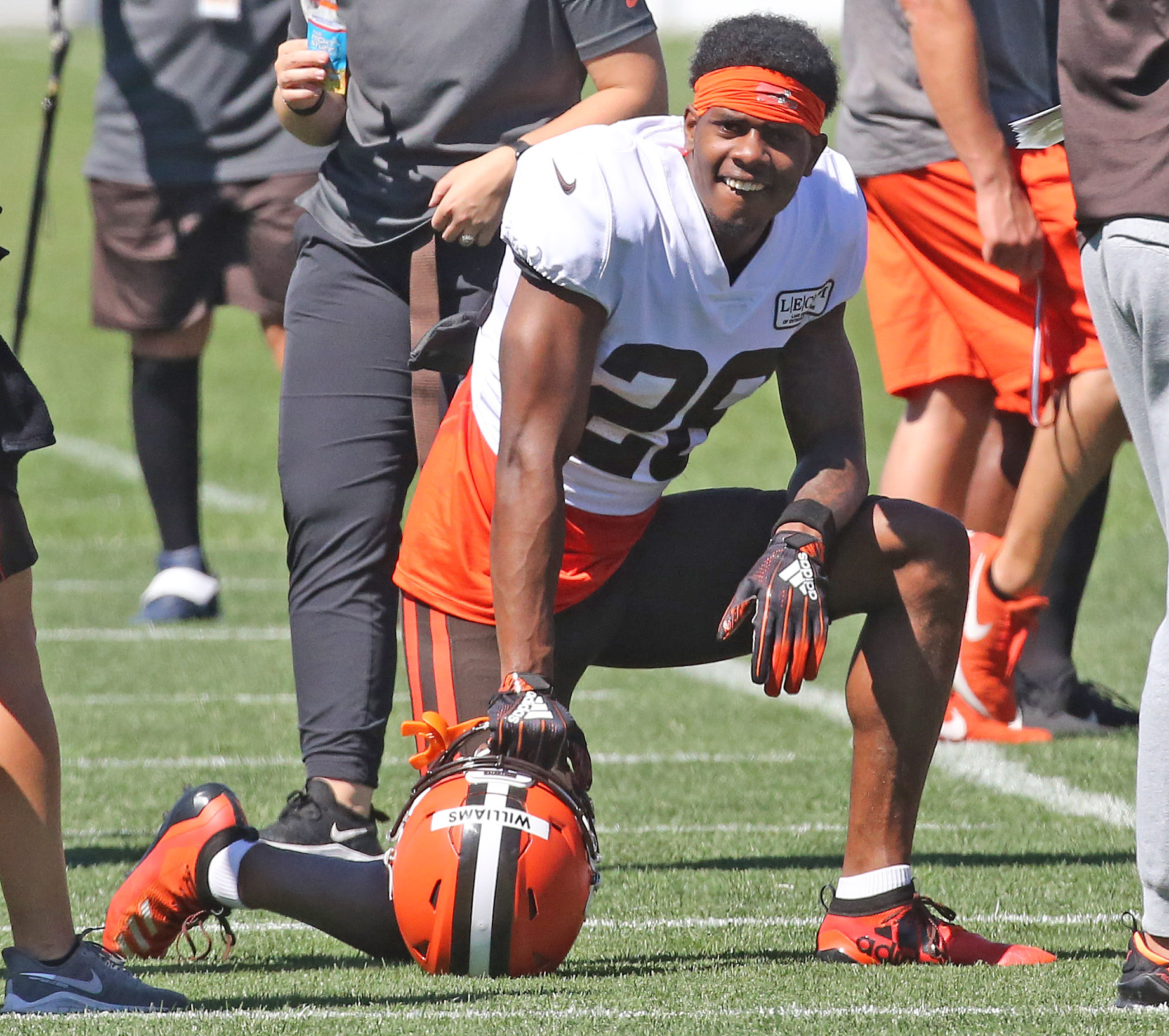 Grant Delpit, Greedy Williams participating in Browns OTAs