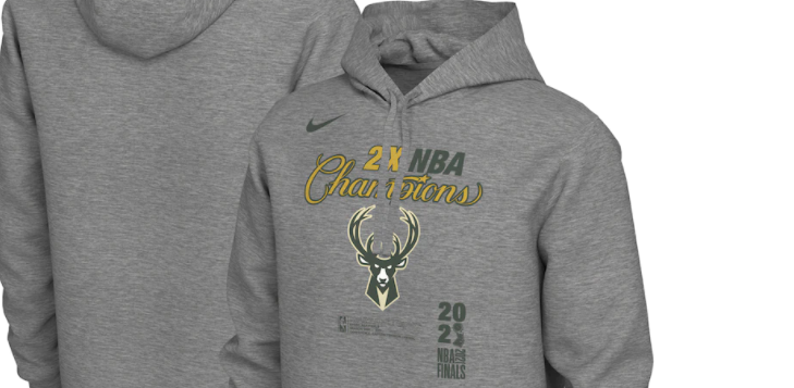Milwaukee Bucks Fanatics Branded 2021 NBA Finals Champions Bucks In Six T- Shirt - Black
