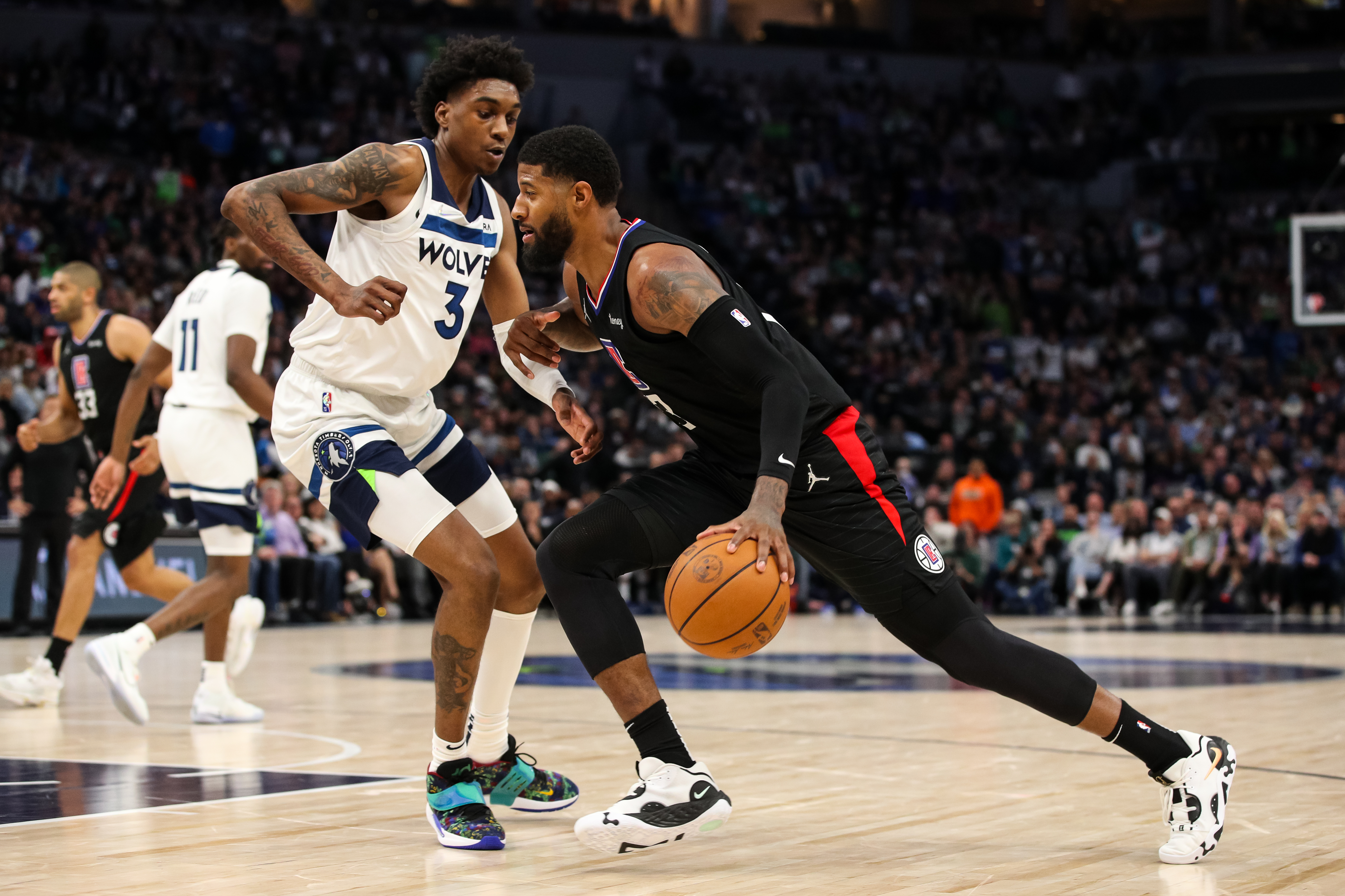 April 3, 2022, Los Angeles, California, USA: Paul George #13 of the Los  Angeles Clippers during their NBA game against the New Orleans Pelicans on  Sunday April 3, 2022 at Crypto.com Arena