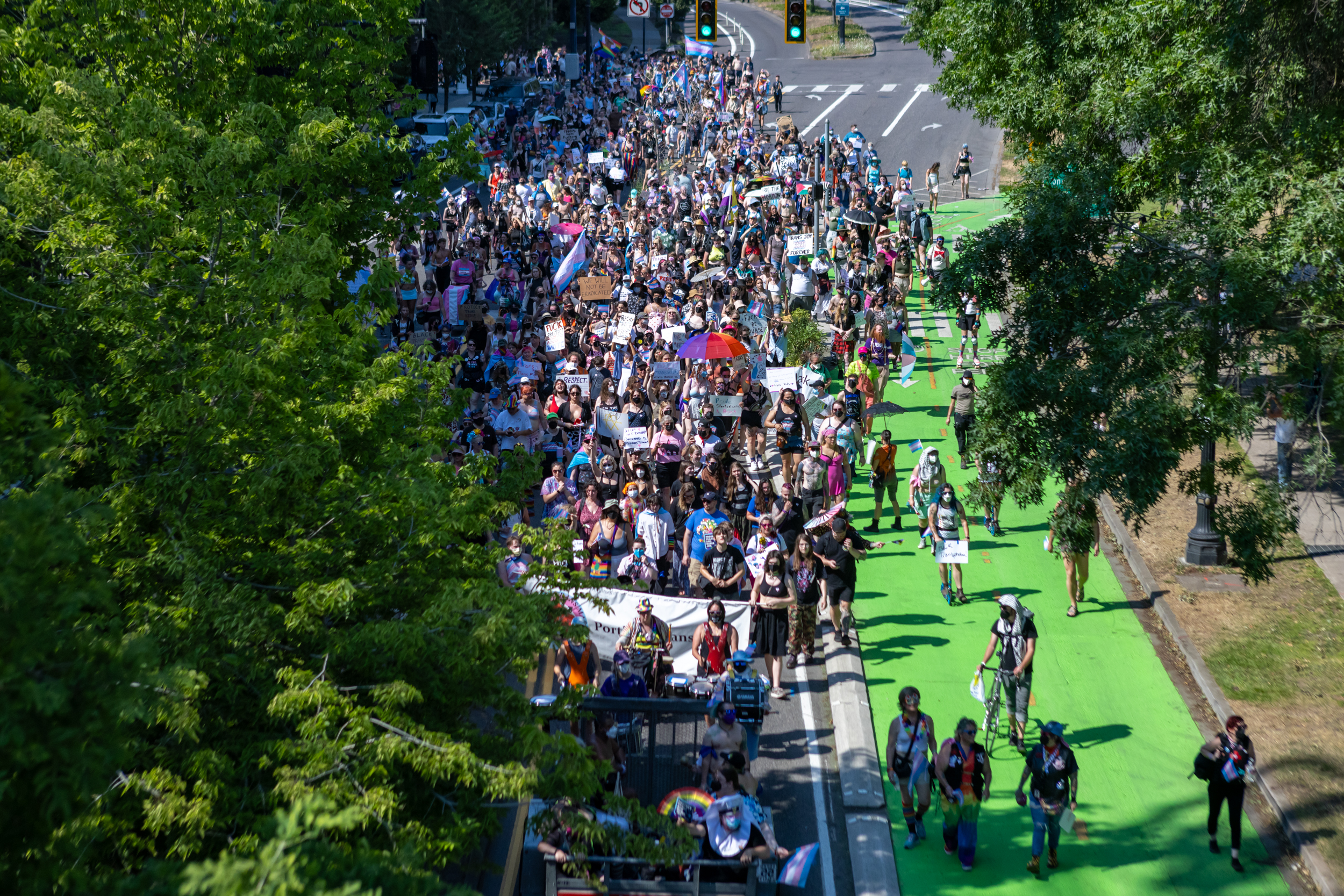 Oregon Trans Rights Portland Trans Pride March - oregonlive.com