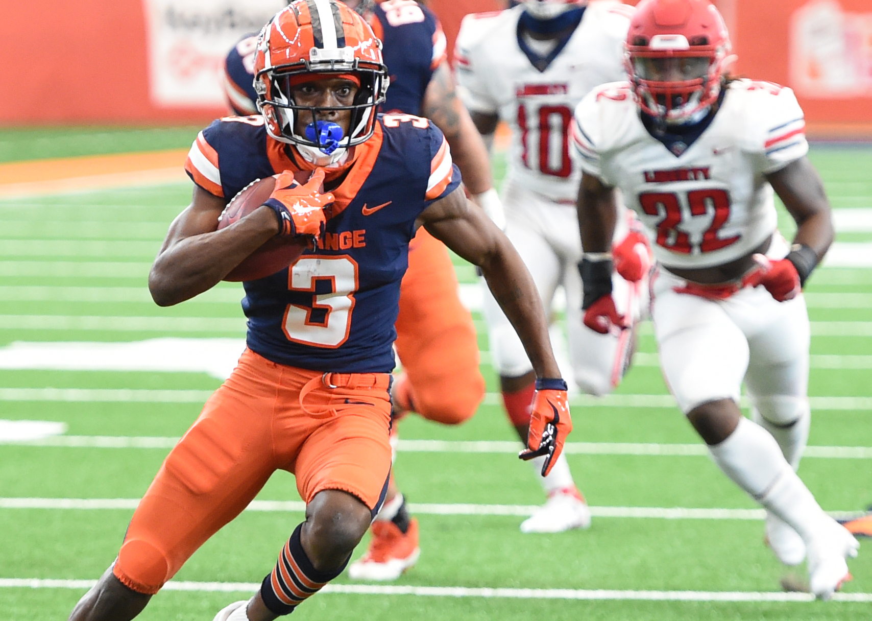 7 Syracuse football players opt for social justice messages, not their  names, on backs of jerseys 