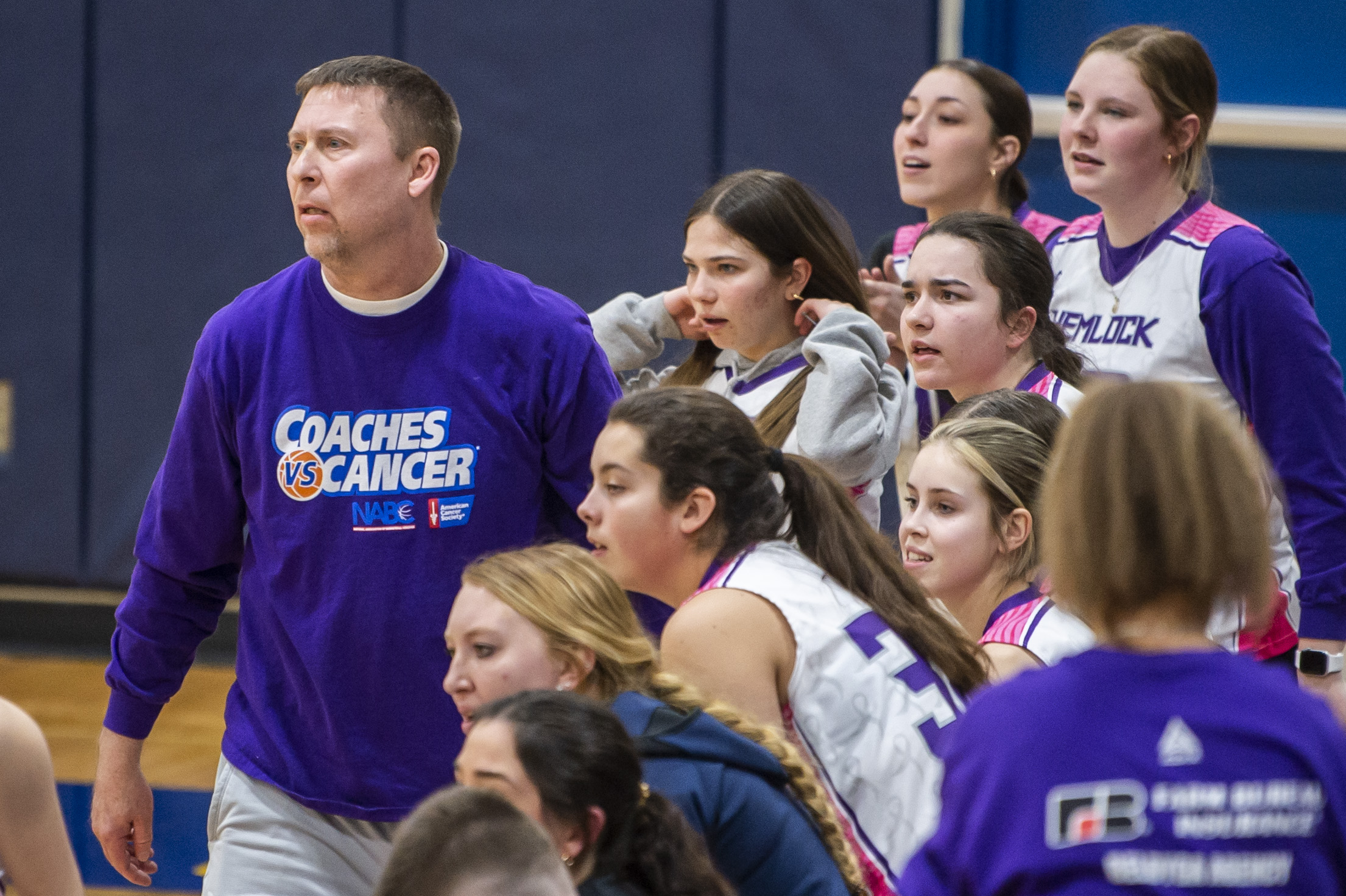 Valley Lutheran girls basketball hosts Hemlock