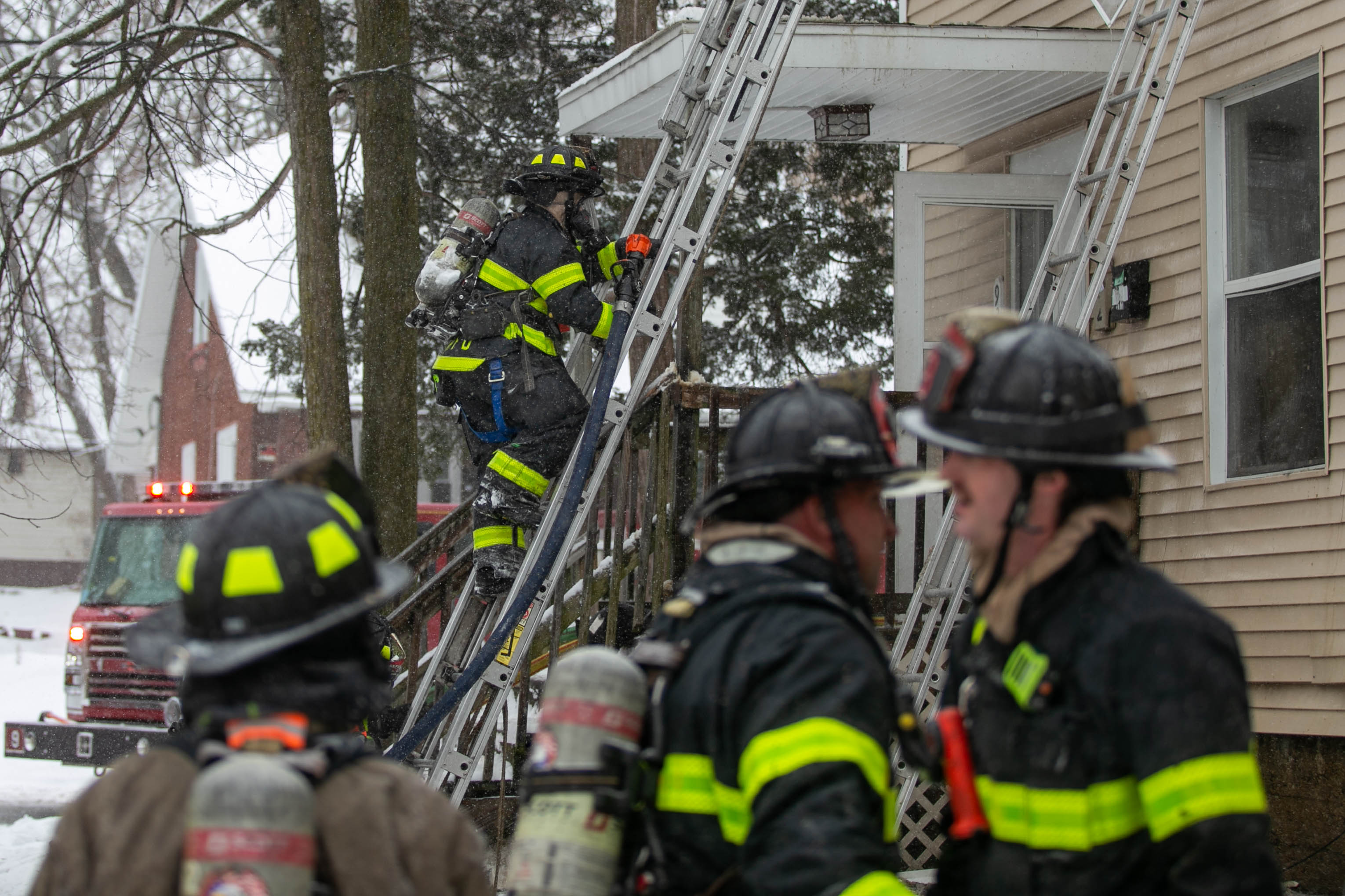 Grand Rapids fire department battles fire at Third Street home - mlive.com