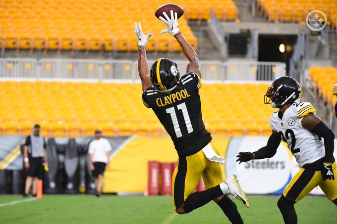 Steeler Chase Claypool will be a top outside WR in 2021