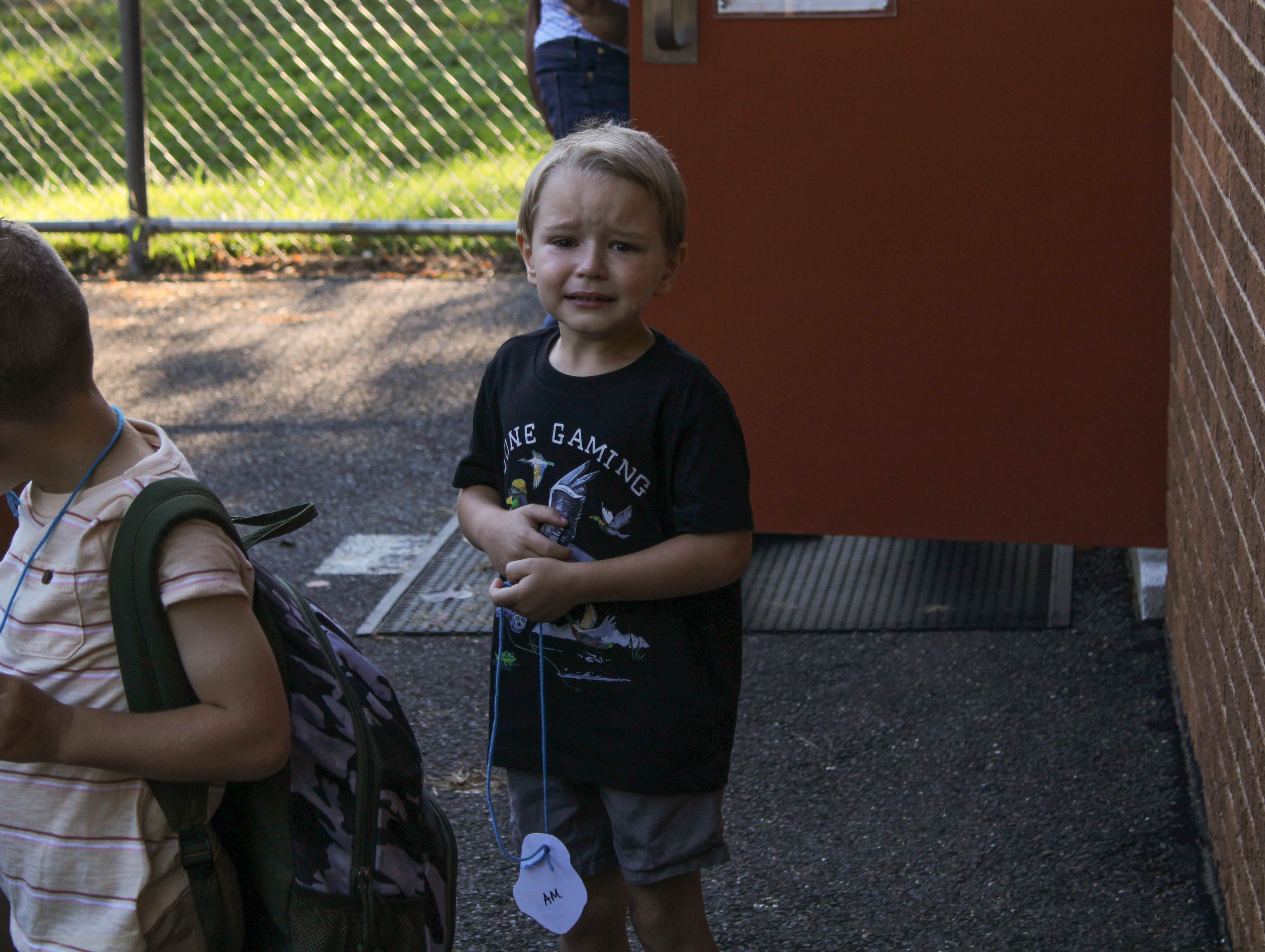 First day of school at Woodbury Heights Elementary School
