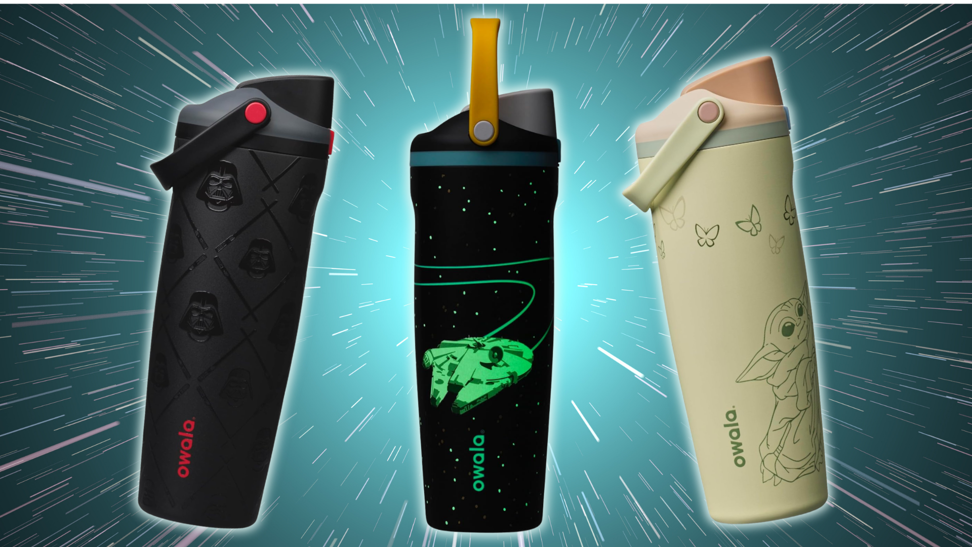 Owala's Star Wars Collection glows in the dark — and you can only