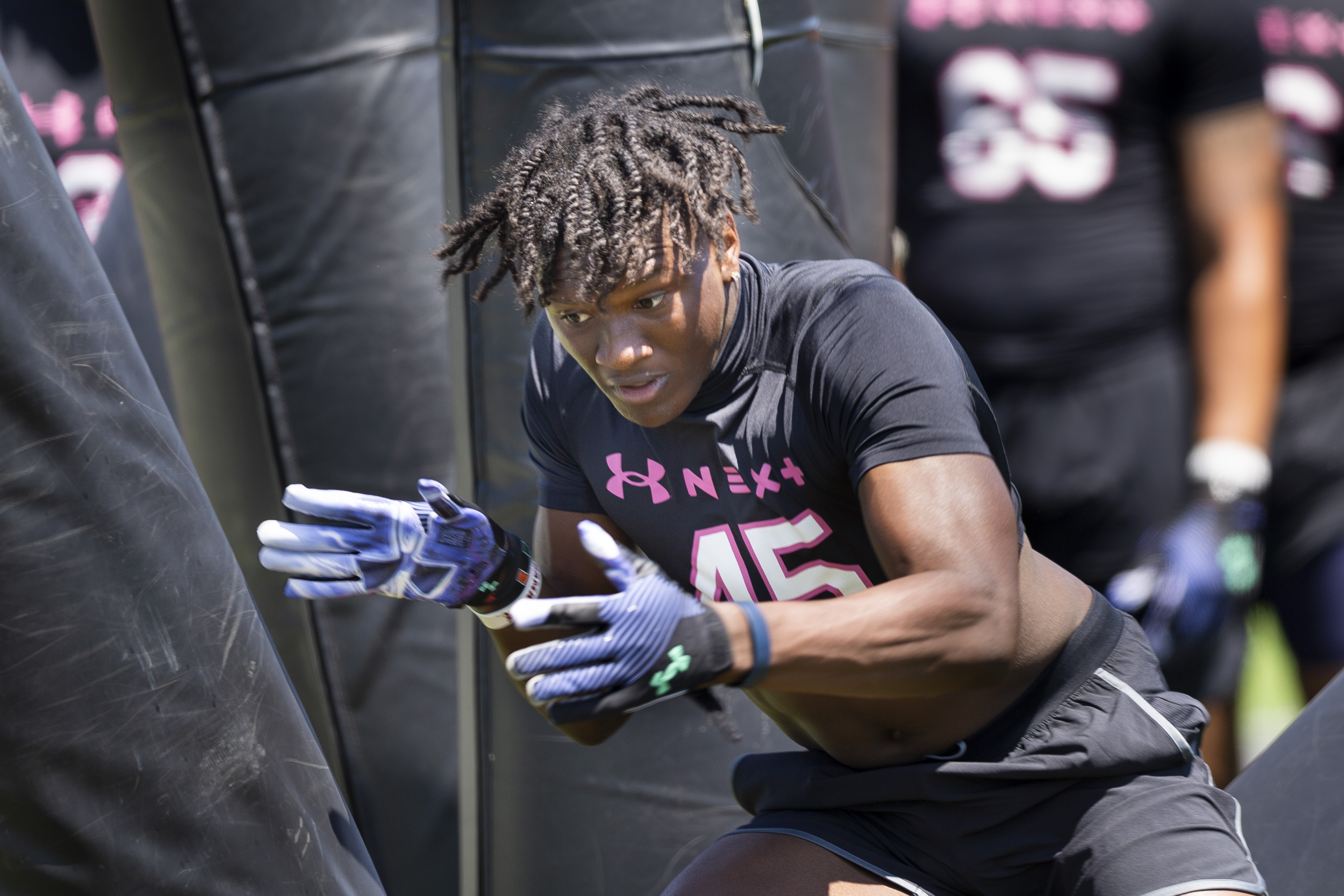 Defensive stars at the Under Armour Next Football Camp Series in ...