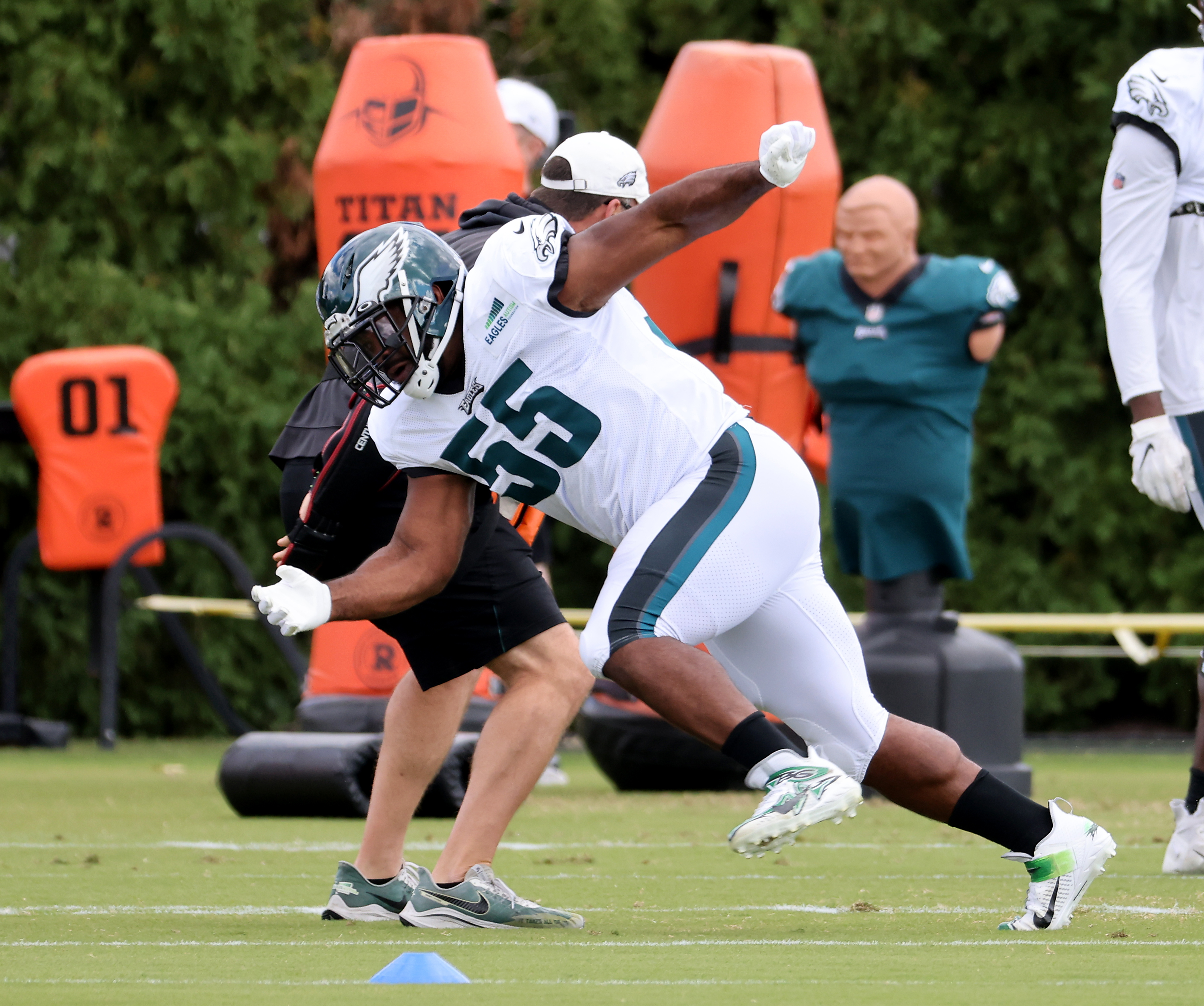 Philadelphia Eagles practice at the NovaCare Complex, Sept. 28