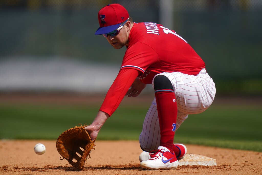 2018 Game-Used Rhys Hoskins Spring Training Jersey