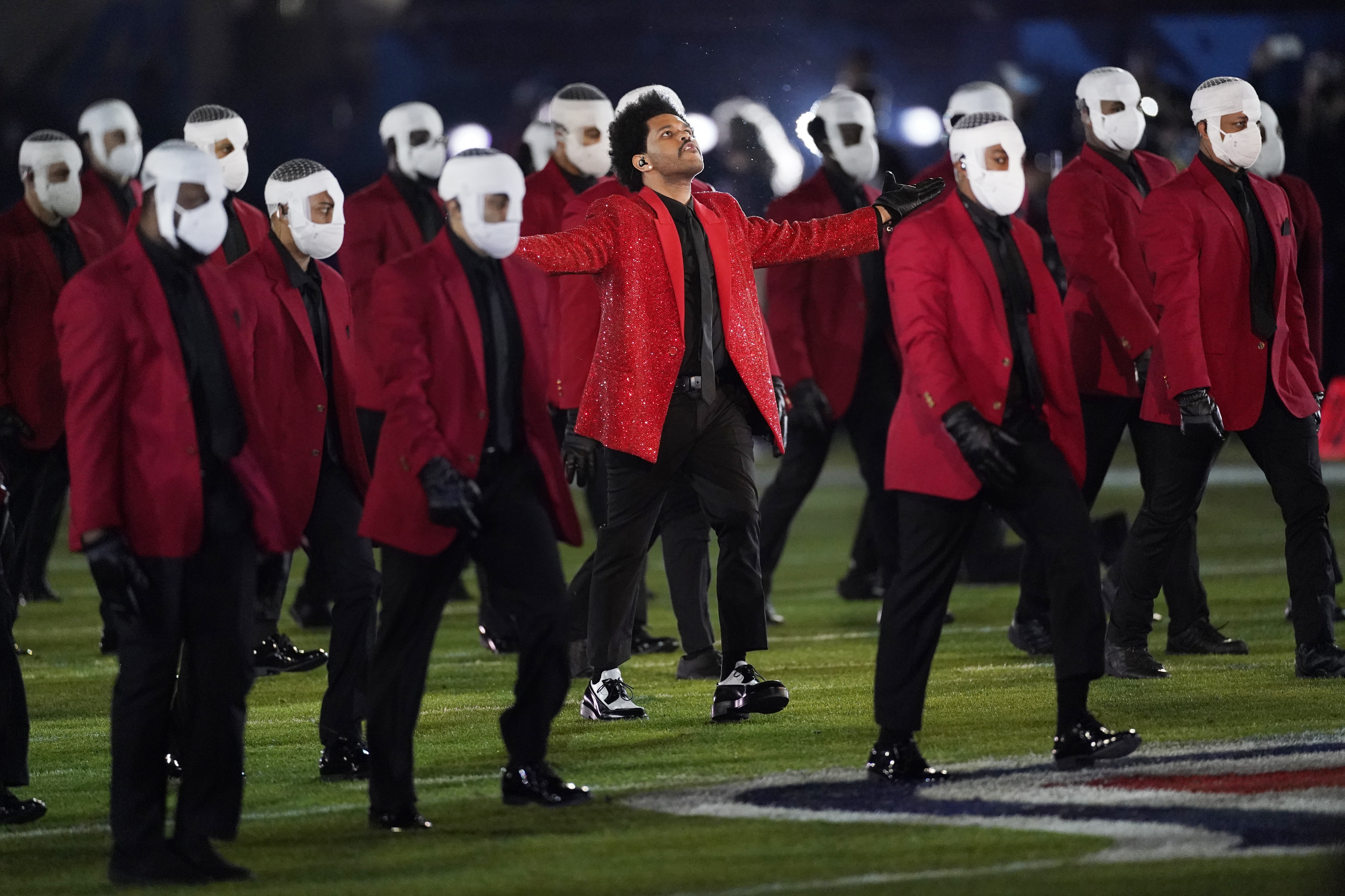 Watch: The Weeknd performs at the Super Bowl halftime show - The Boston  Globe