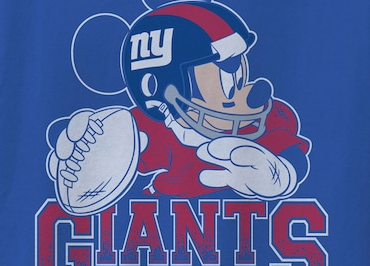 Mickey Mouse New York Giants American Football Nfl Sports Shirt