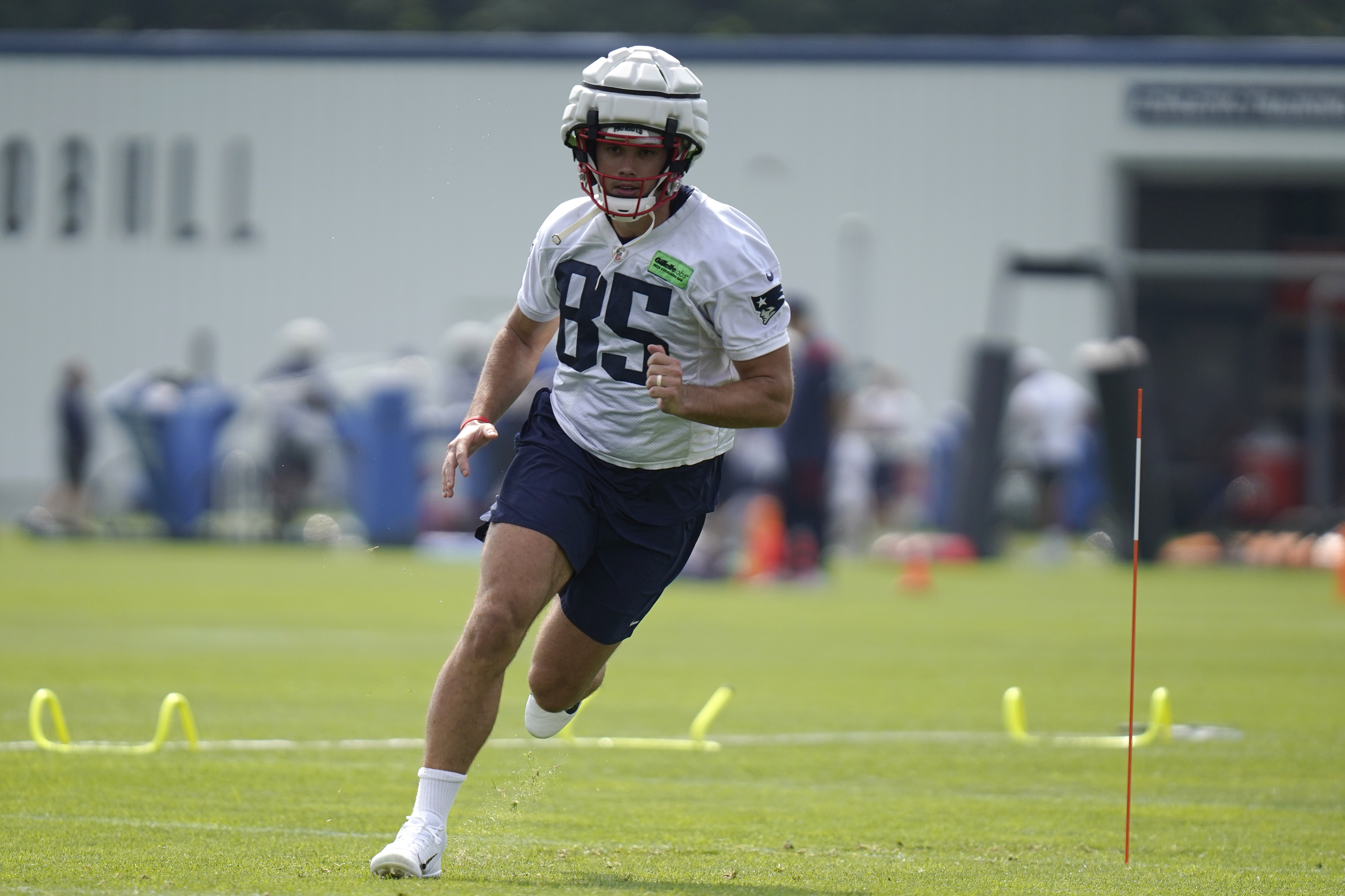 FOXBOROUGH, MA - AUGUST 10: New England Patriots tight end Hunter