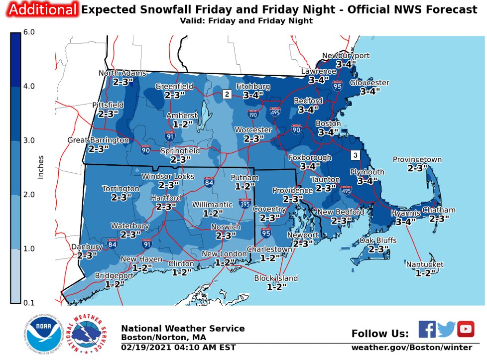 Here's when the snow will stop falling in Massachusetts - masslive.com