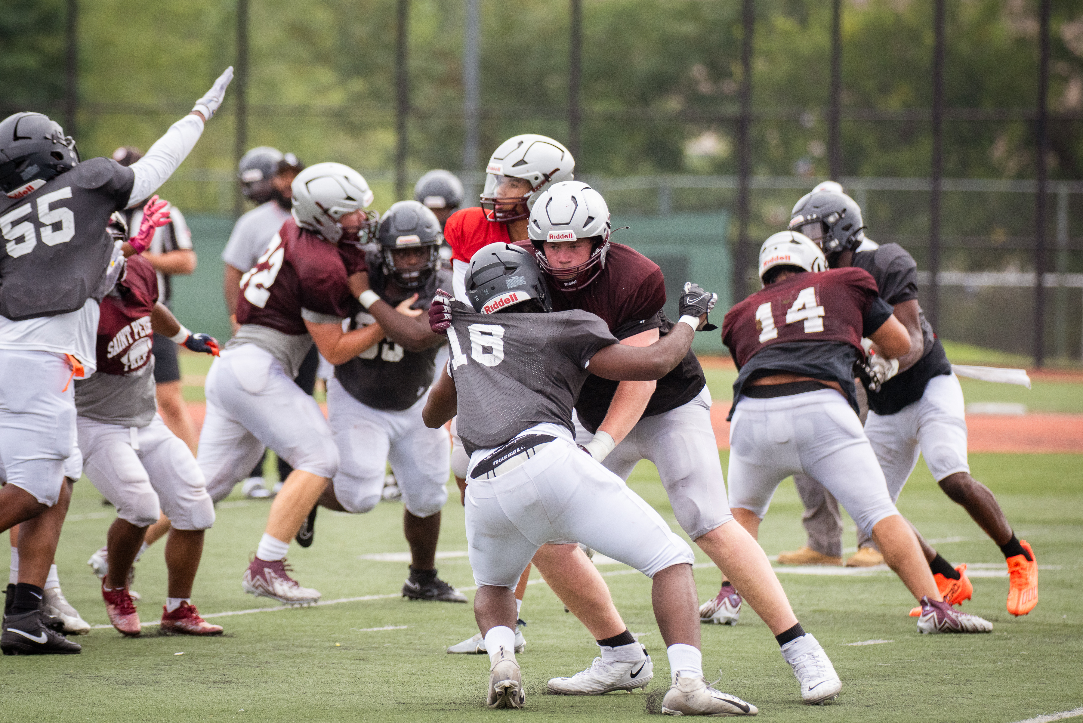 Snyder vs. St. Peter's Prep football scrimmage - nj.com