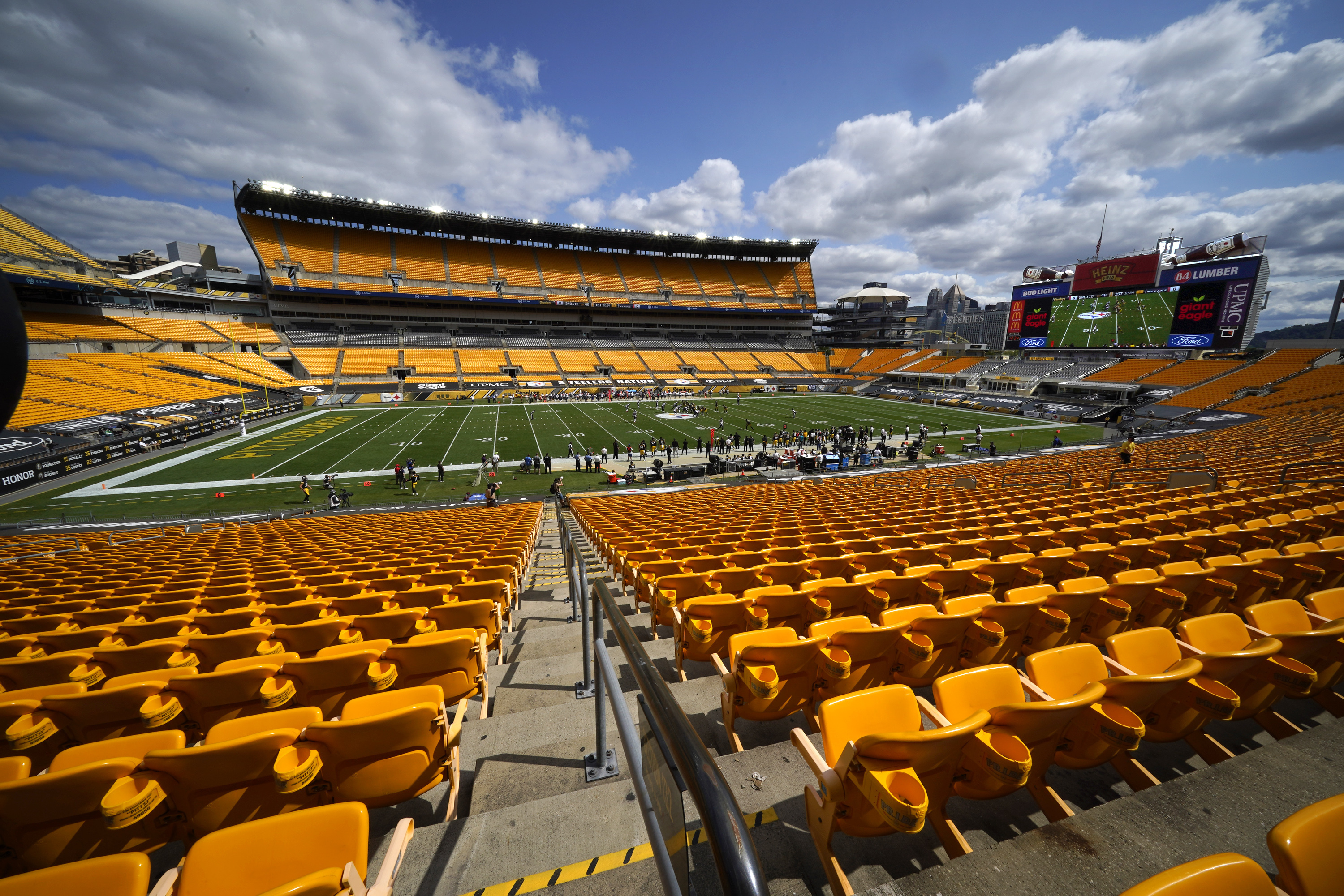 Steelers will have a limited number of fans inside Heinz Field for