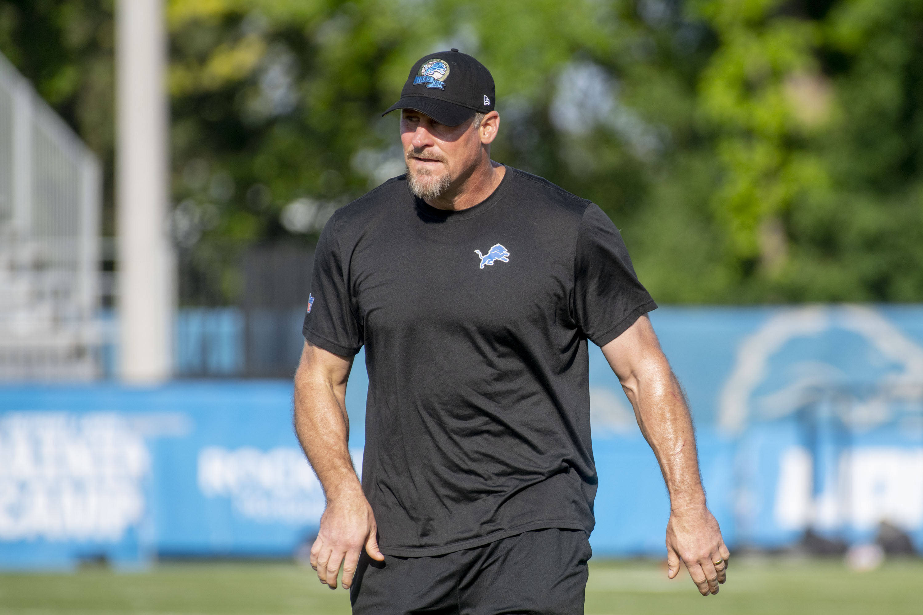 Detroit Lions' coach Dan Campbell wants a pet lion at practice