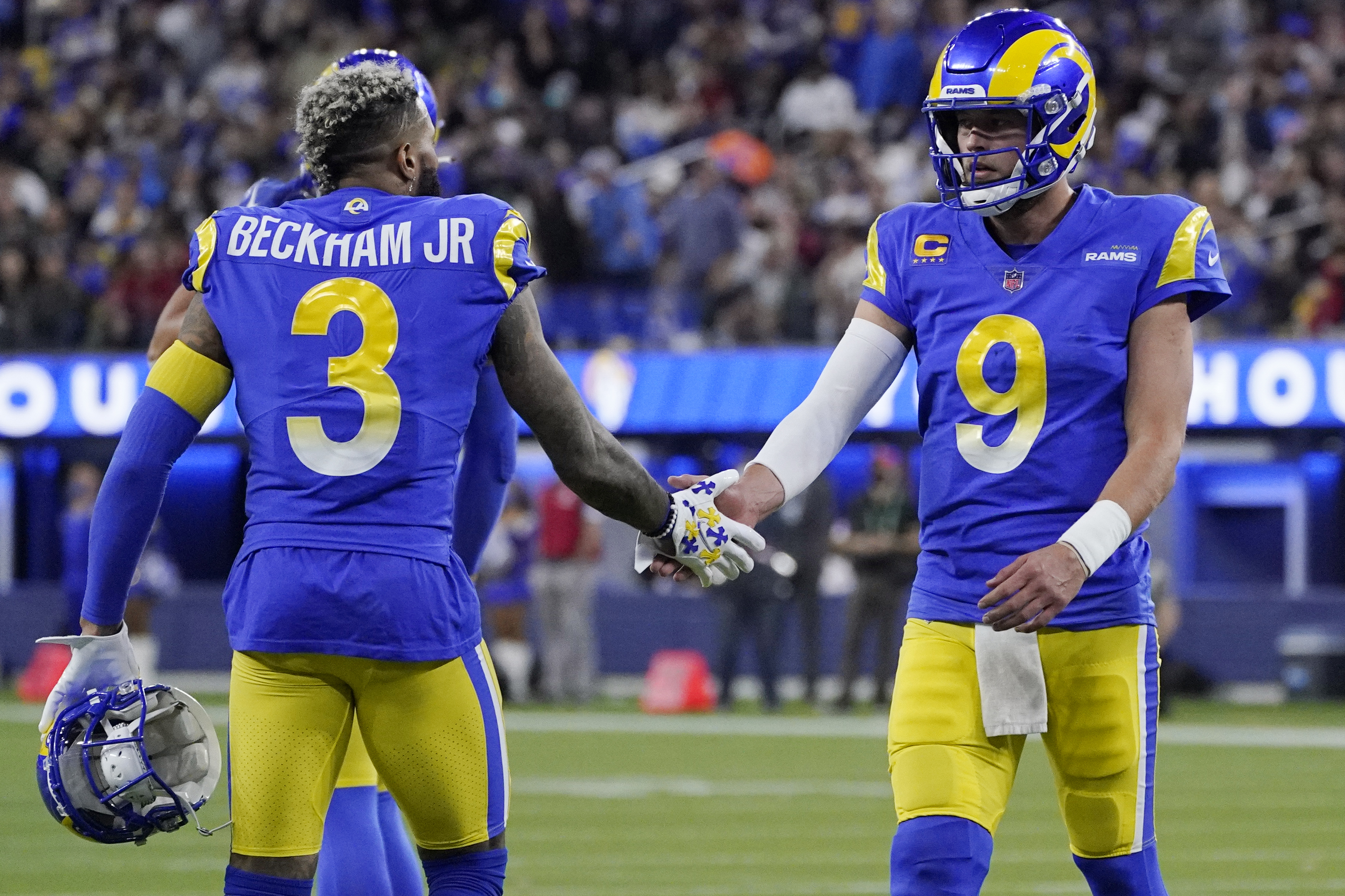 Matthew Stafford gets a win in the playoffs: Rams rout Cardinals