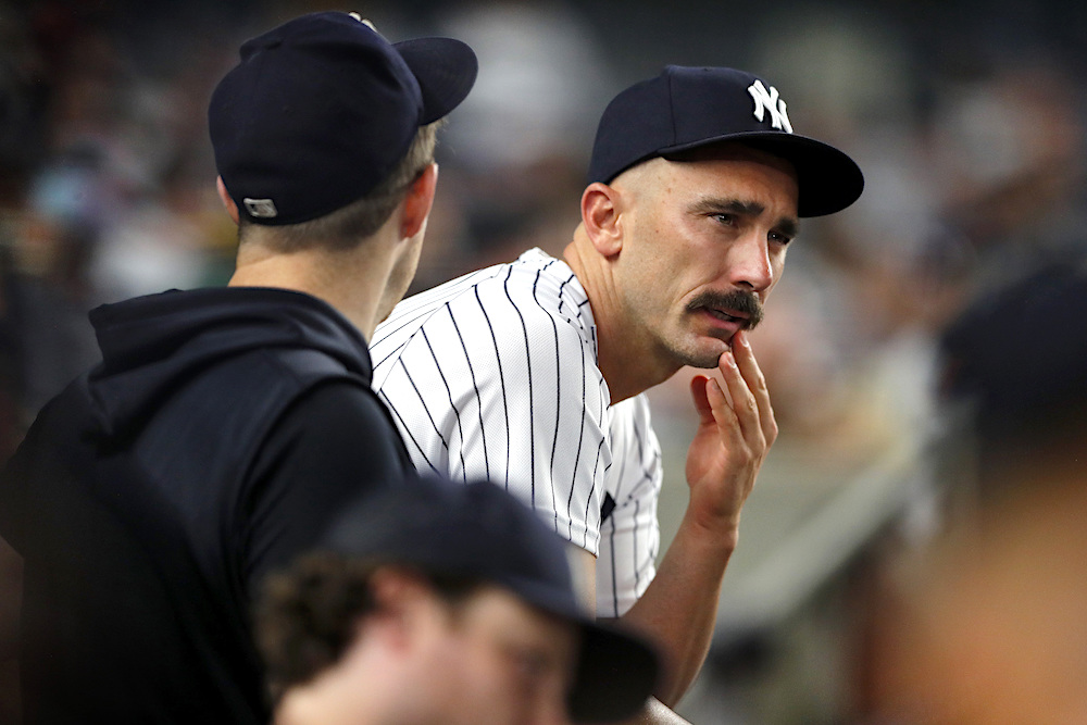 Matt Carpenter & his glorious mustache homered for the first time as a  Yankee 🎥: @yankees