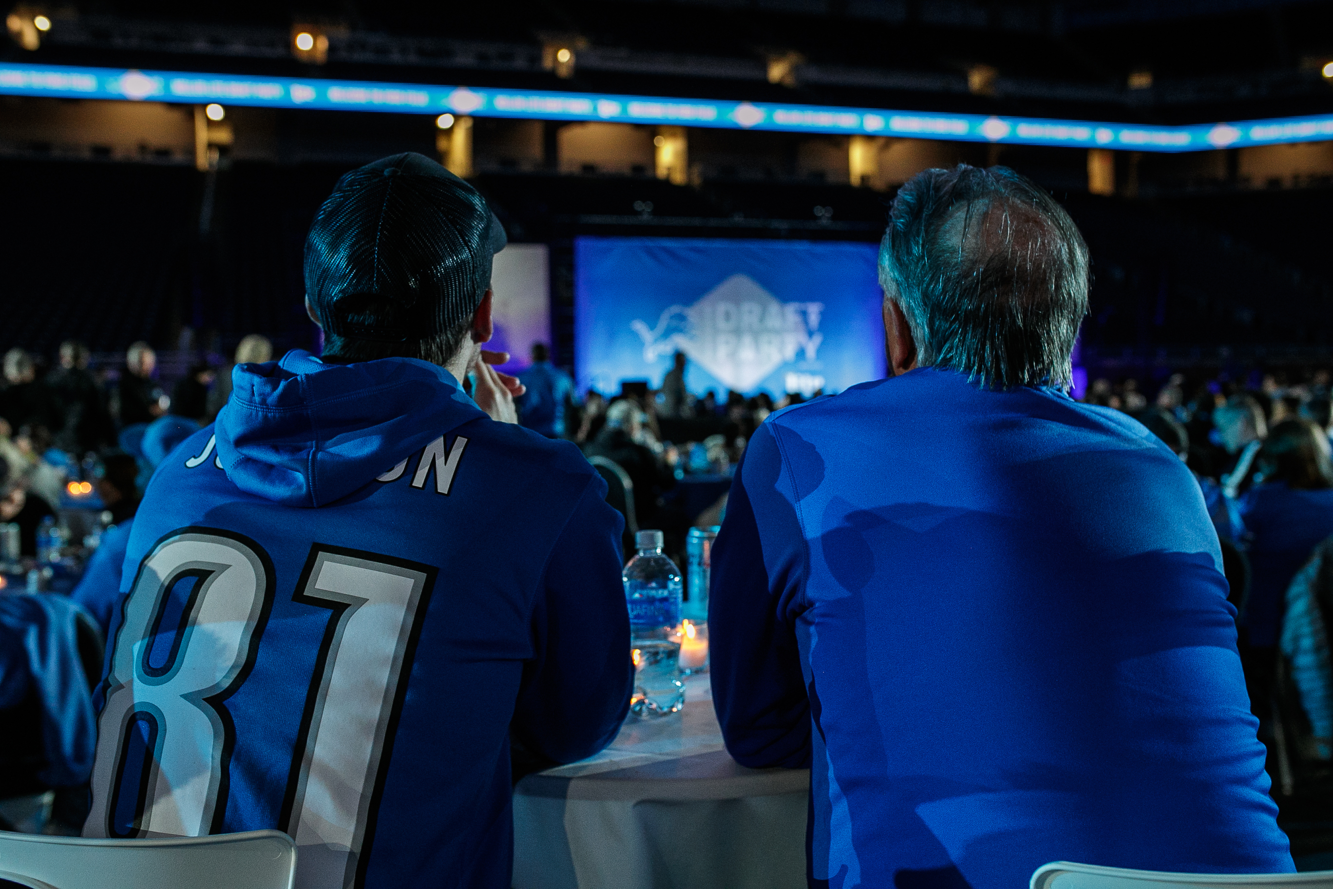 The 2022 NFL Draft Party filled Ford Field with hopeful fans