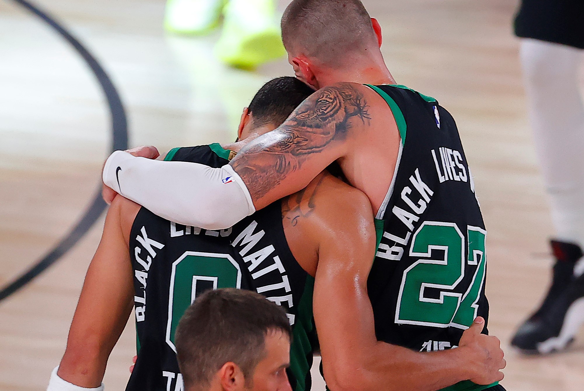Jayson Tatum Boston Celtics Game-Used #0 Black Jersey vs. Miami