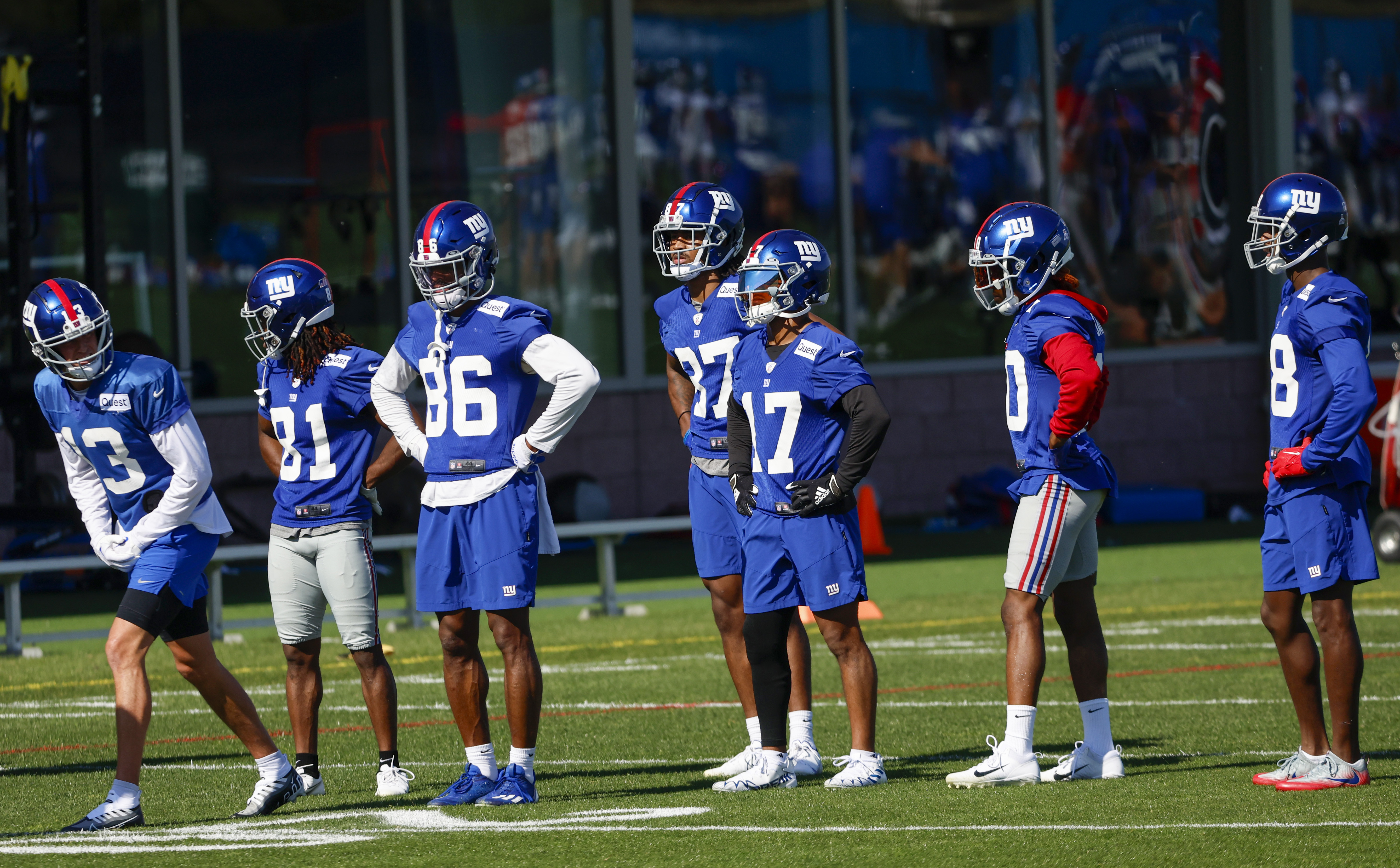 New York Giants practice before NFL Week 6 game against Baltimore