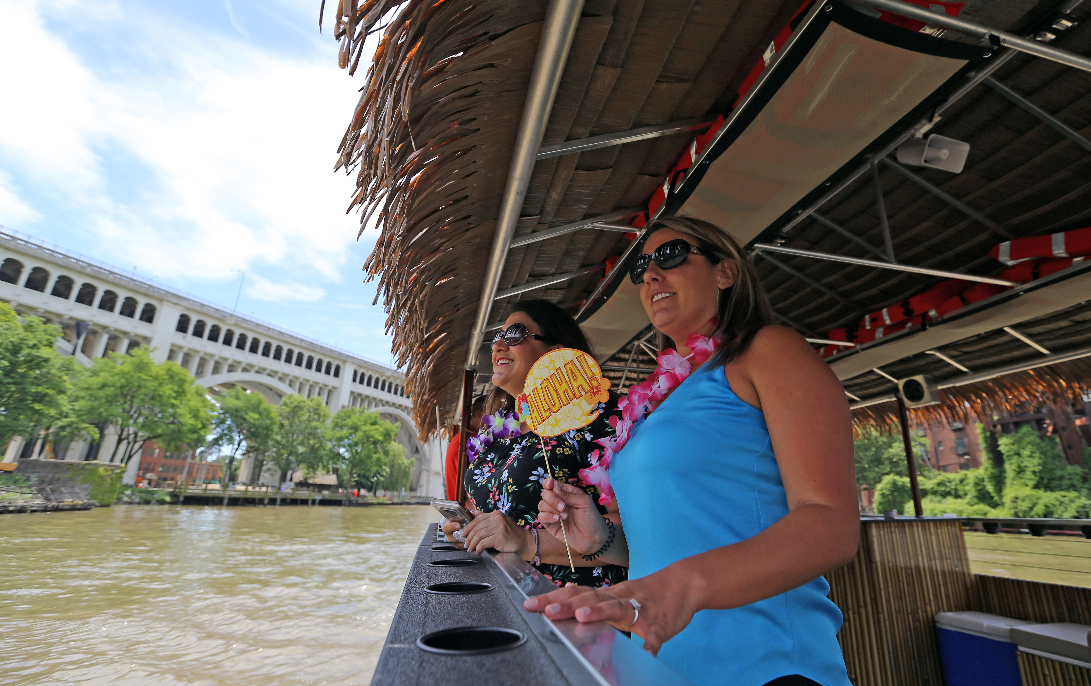 CLE Tiki Barge set to cruise the Cuyahoga River, June 9, 2020 ...