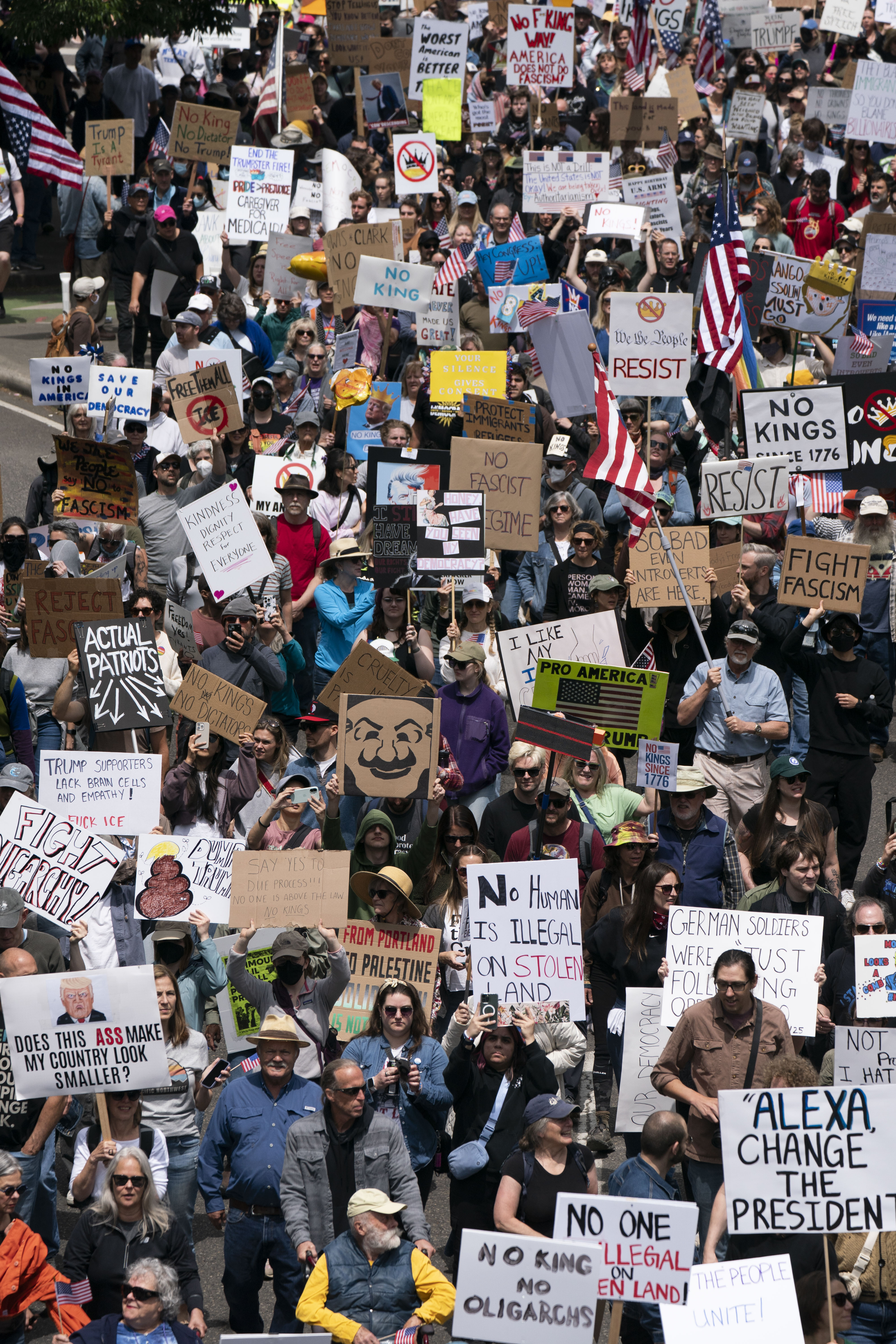 No Kings Protest Portland - oregonlive.com