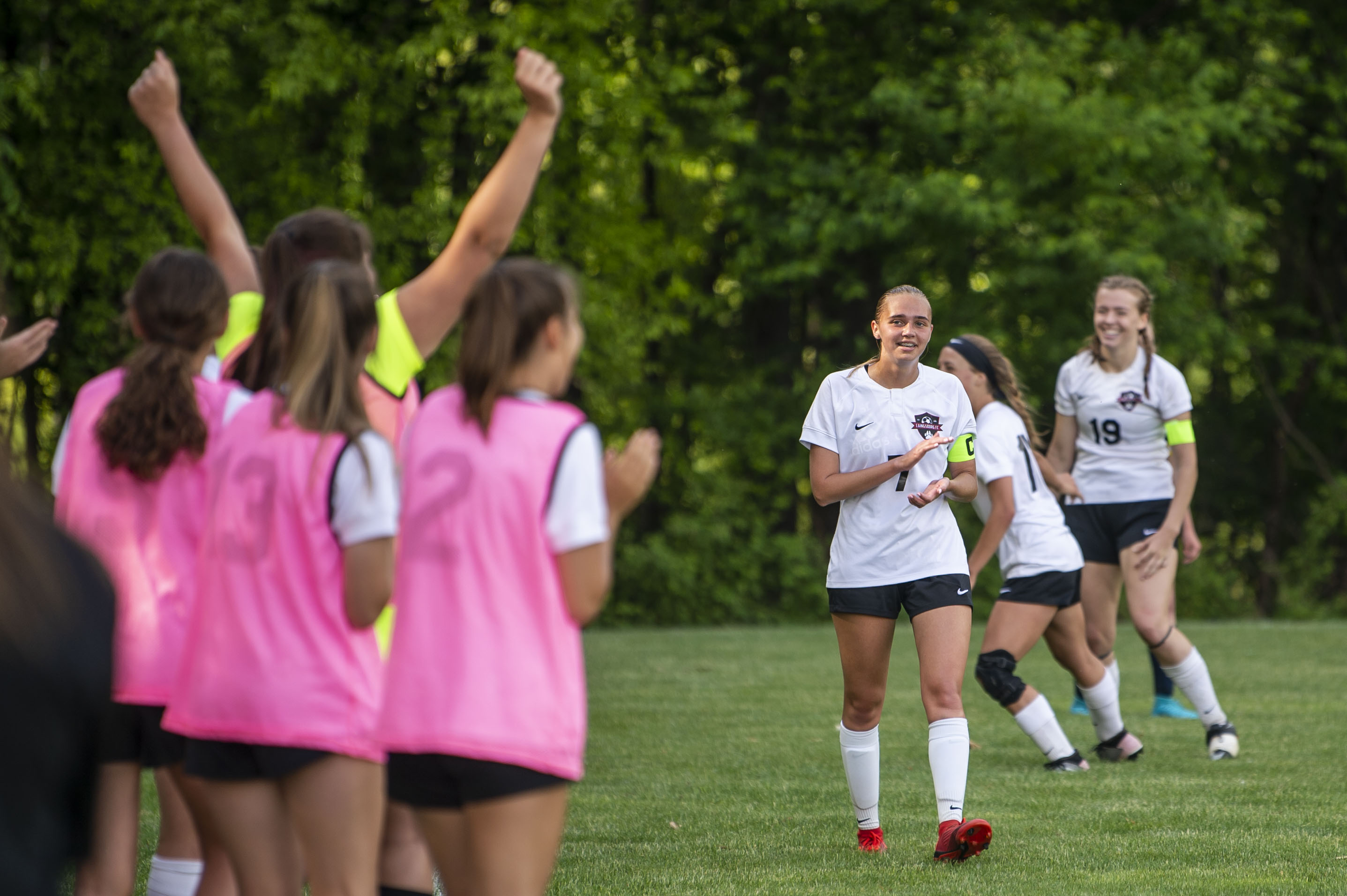 Laingsburg girls soccer defeats Valley Lutheran regional semifinal
