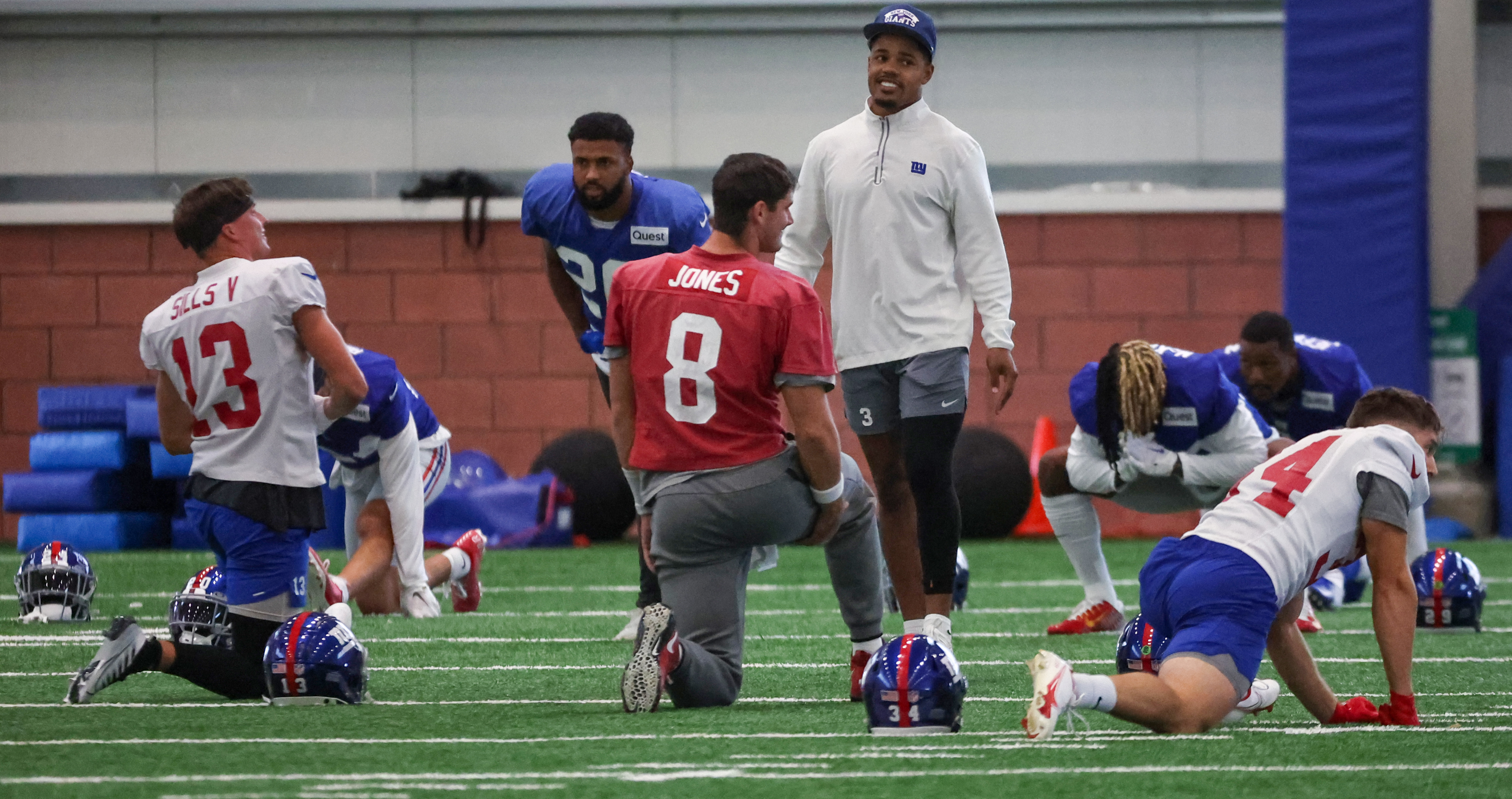 New York Giants practice before NFL Week 5 game against Packers