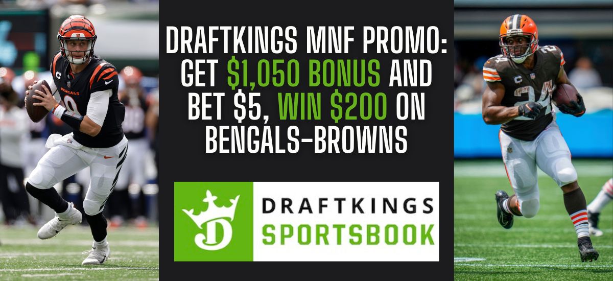 DraftKings: Bet $5, Get $200 in Bonus Bets for Bills vs. Bengals