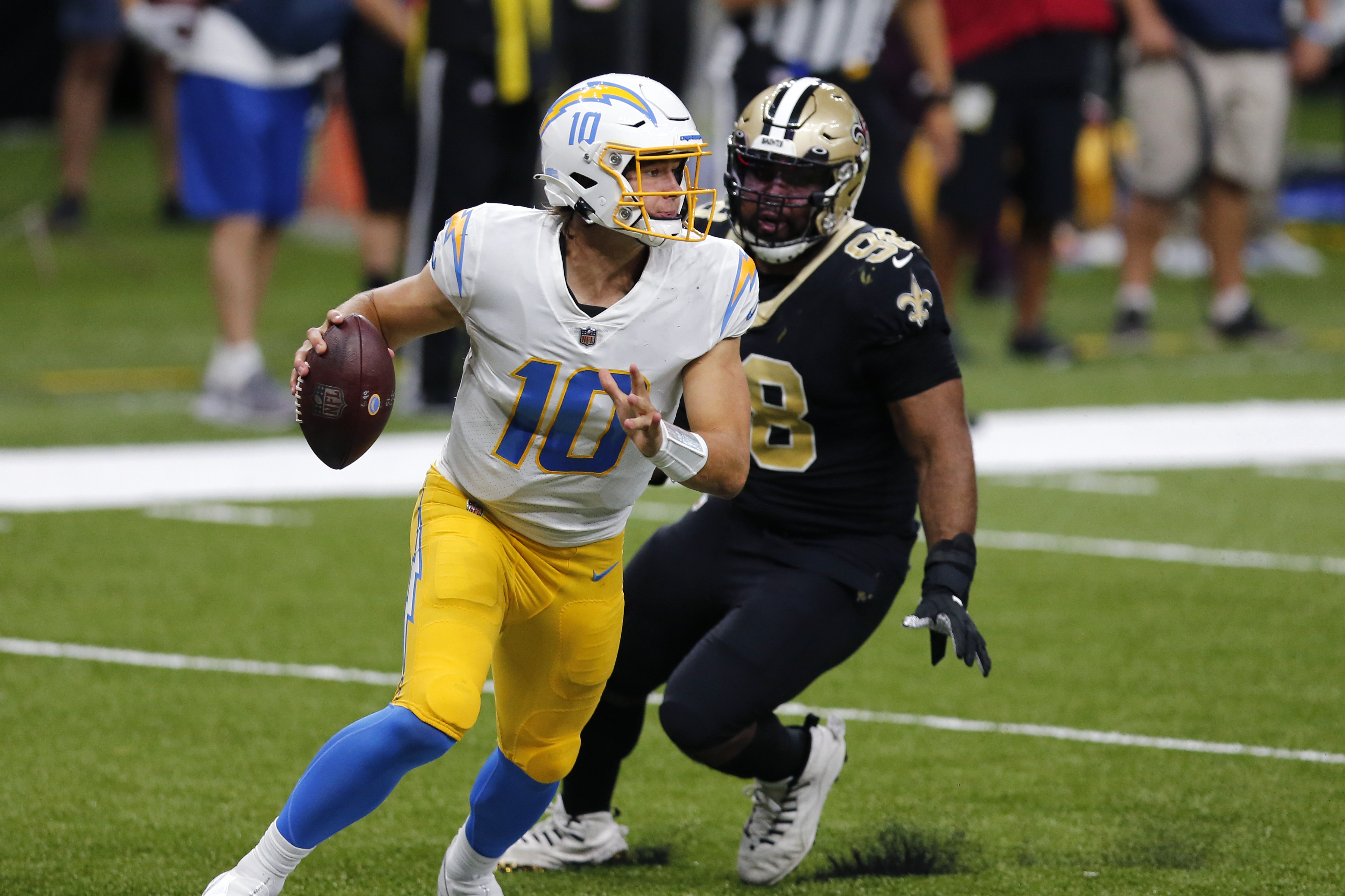 Chargers game balls in Monday Night Football loss