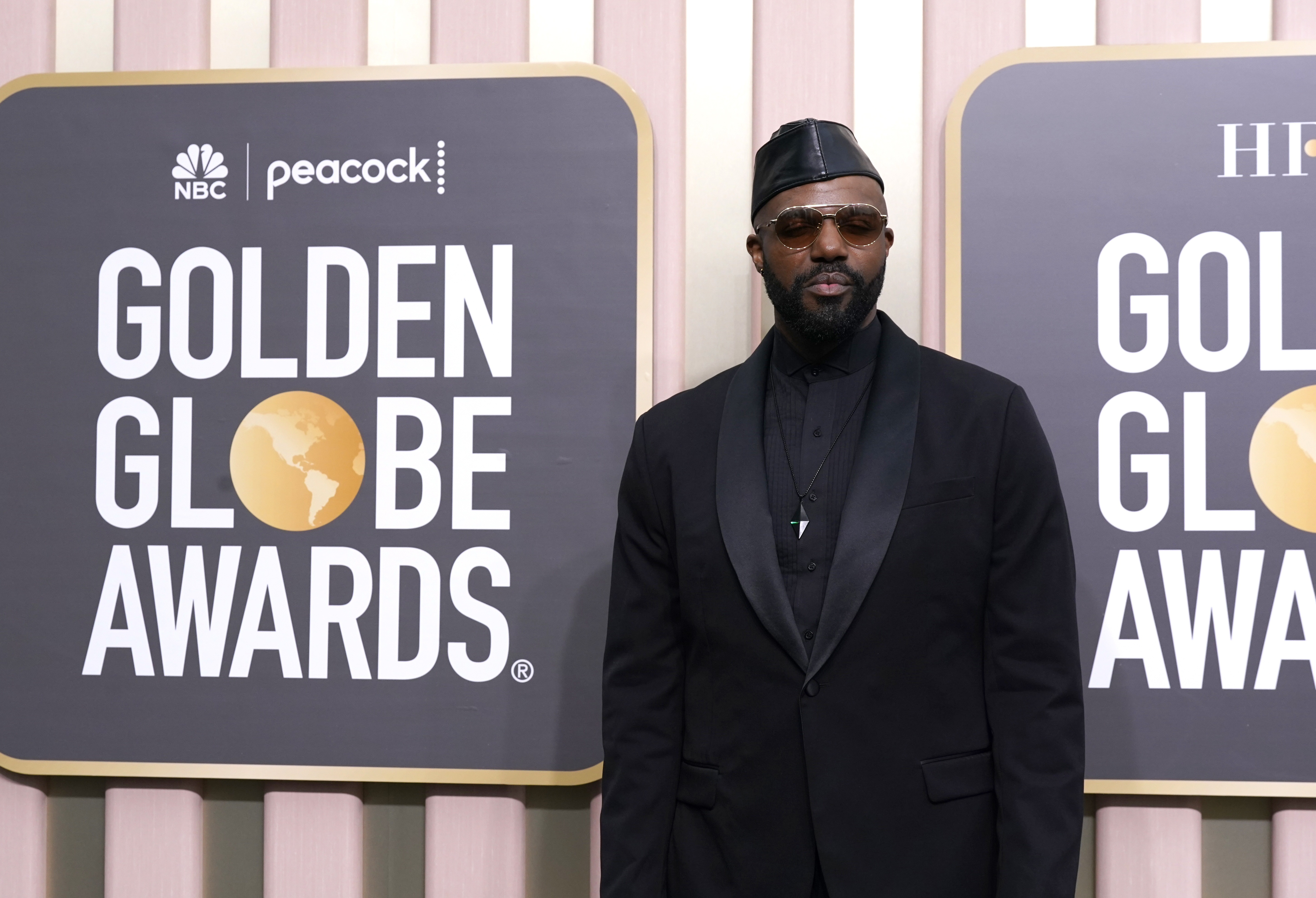Carl Clemons-Hopkins arrives at the 80th annual Golden Globe Awards at the Beverly Hilton Hotel on Tuesday, Jan. 10, 2023, in Beverly Hills, Calif. (Photo by Jordan Strauss/Invision/AP)