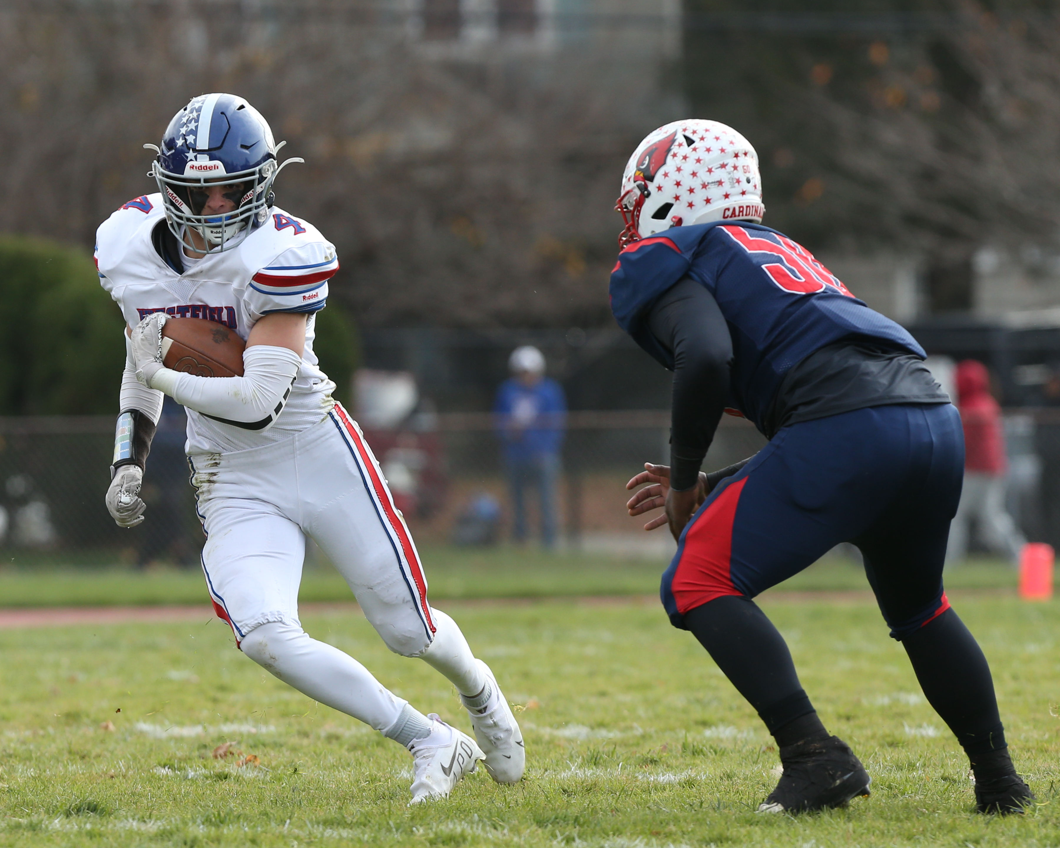 Football: Westfield Feasts on TD Passes, Downs Plainfield, 27-0, in Thanksgiving  Rivalry Game