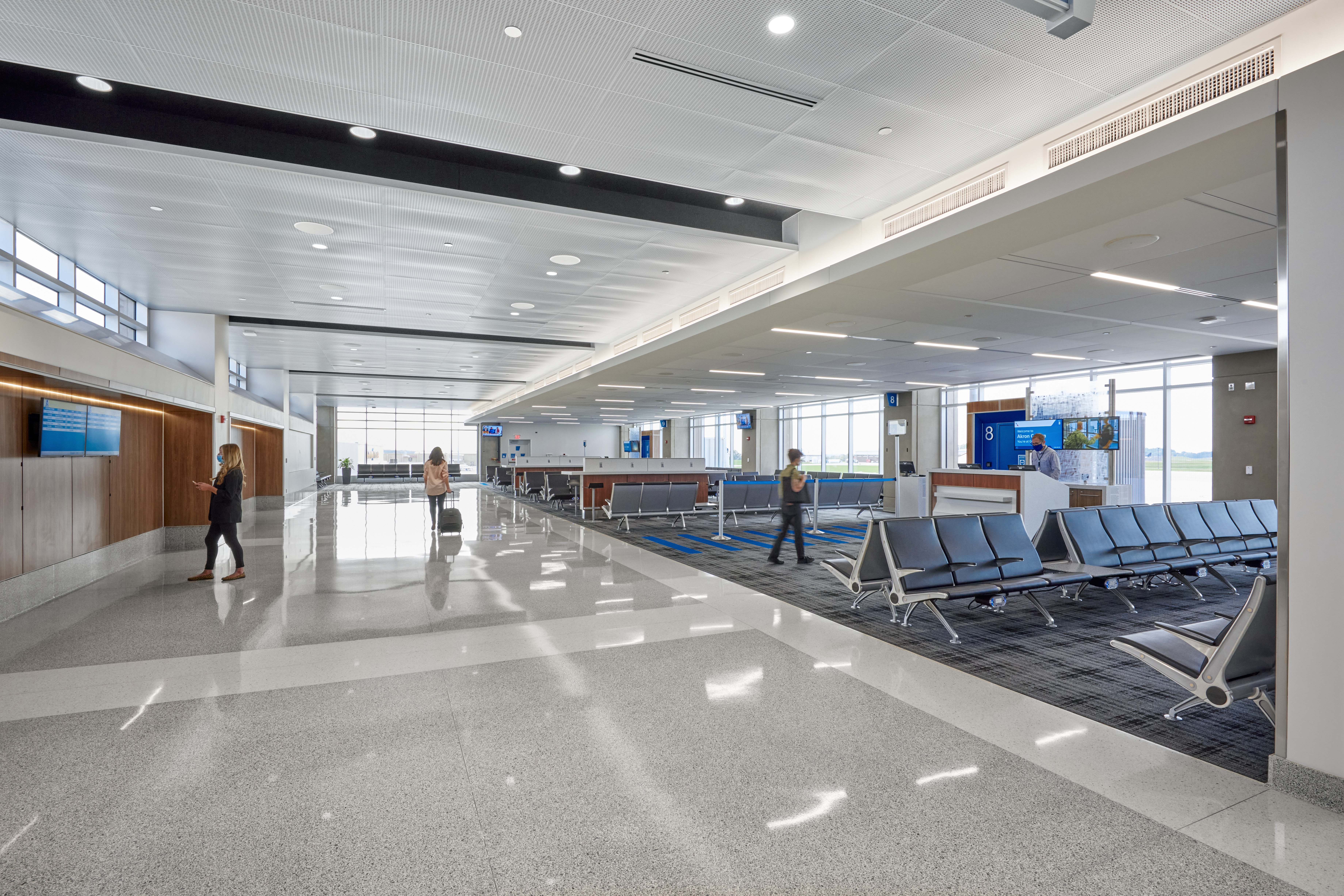 Akron Canton Airport debuts new 37 million gate area all that s