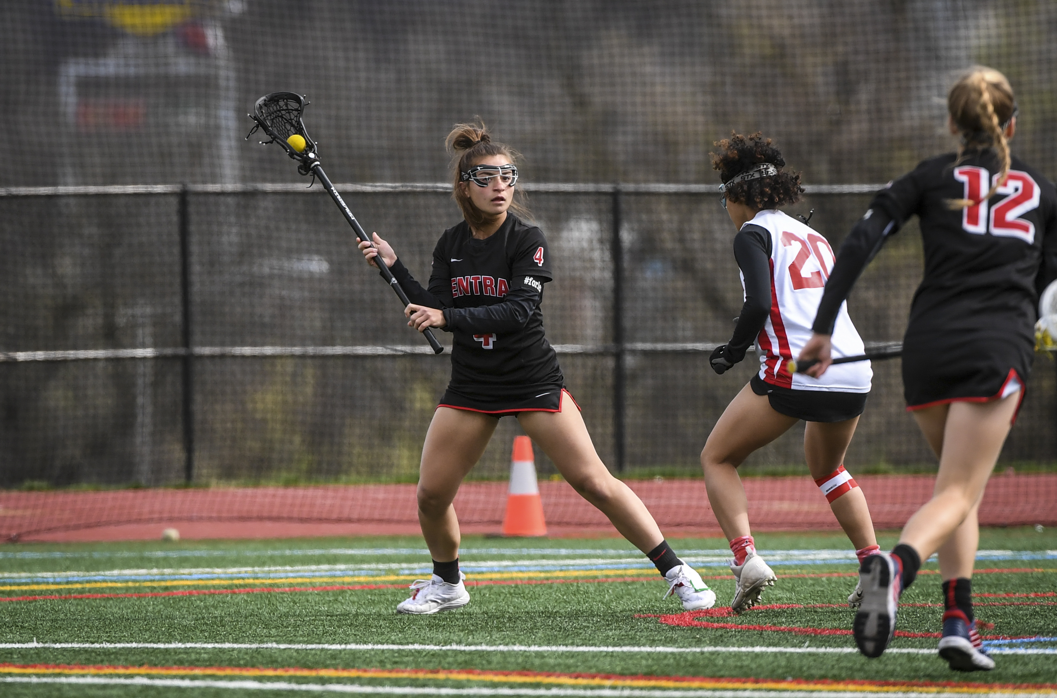 Easton girls lacrosse hosts Hunterdon Central on April 18th, 2022 