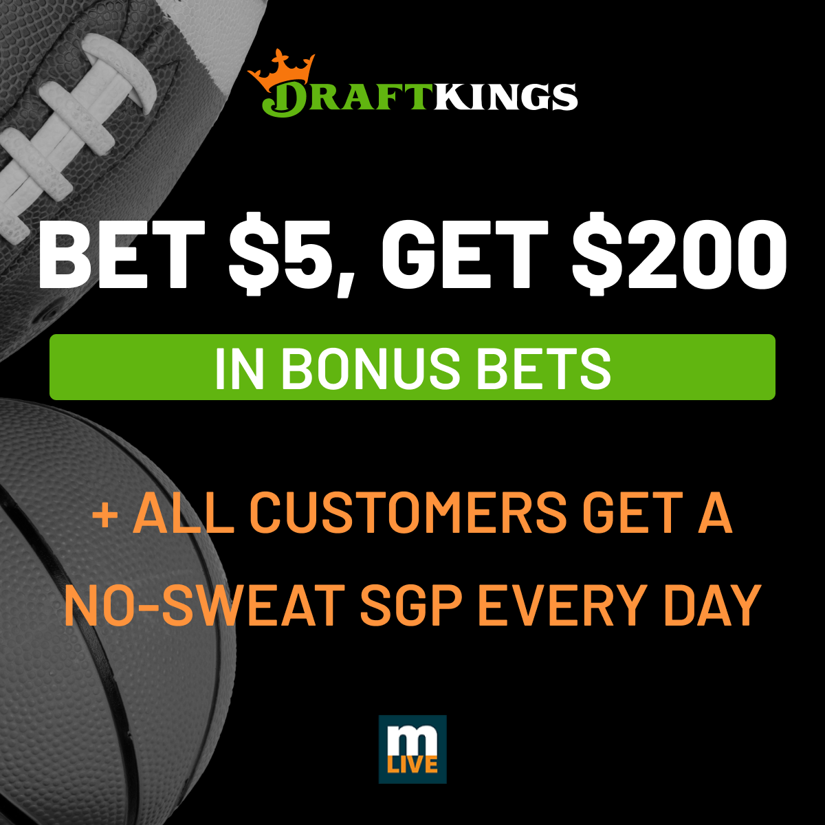 DraftKings Massachusetts: Get $200 Bonus + No Sweat SGP Everyday