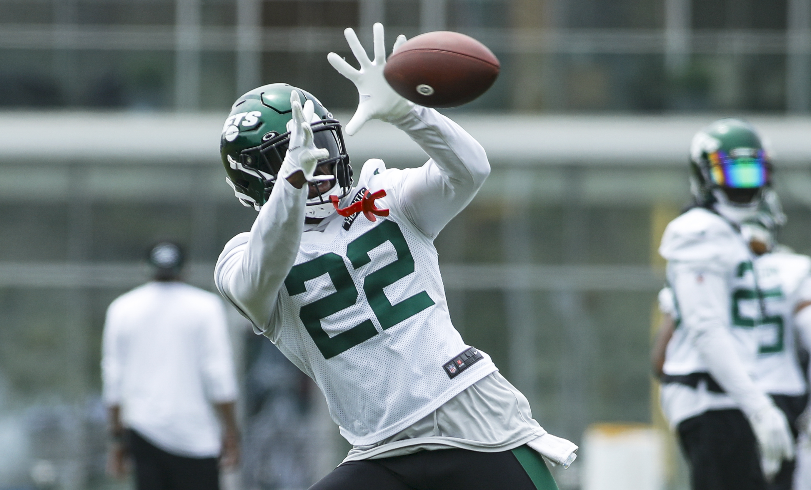 New York Jets OTA practice on June 1, 2022 