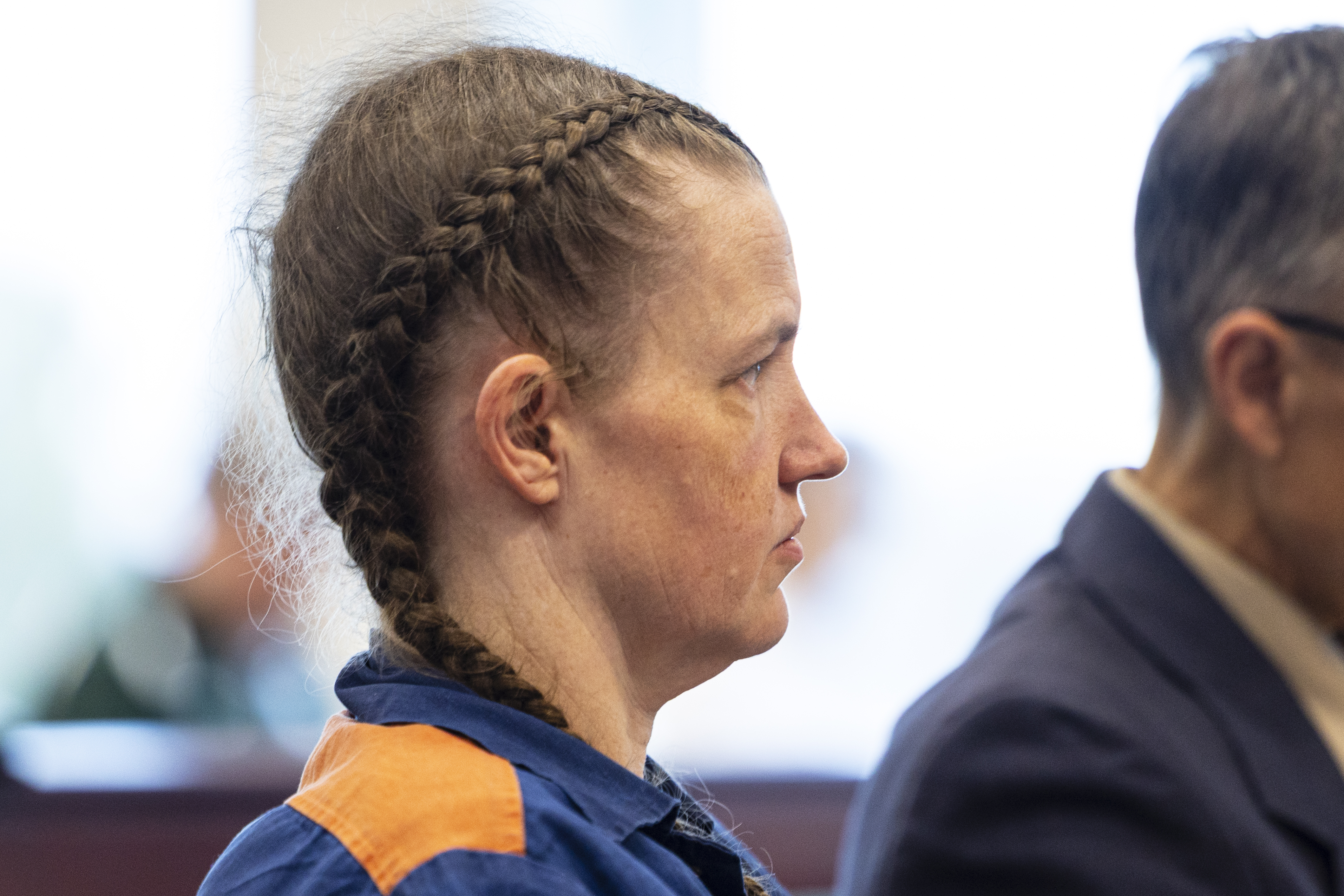 Shanda Vander Ark, the mother convicted of torturing her 15-year-old son to death, appears in court for a Ginther hearing seeking a new trial at Muskegon County Circuit Court in Muskegon, Mich. on Friday, March 20, 2026. Vander Ark’s defense claims she was in a “catatonic state” throughout her trial that featured disturbing testimony of how she inflicted cruel punishments on her son, Timothy Ferguson, leading to the boy’s death. She is currently serving life in prison without parole.
