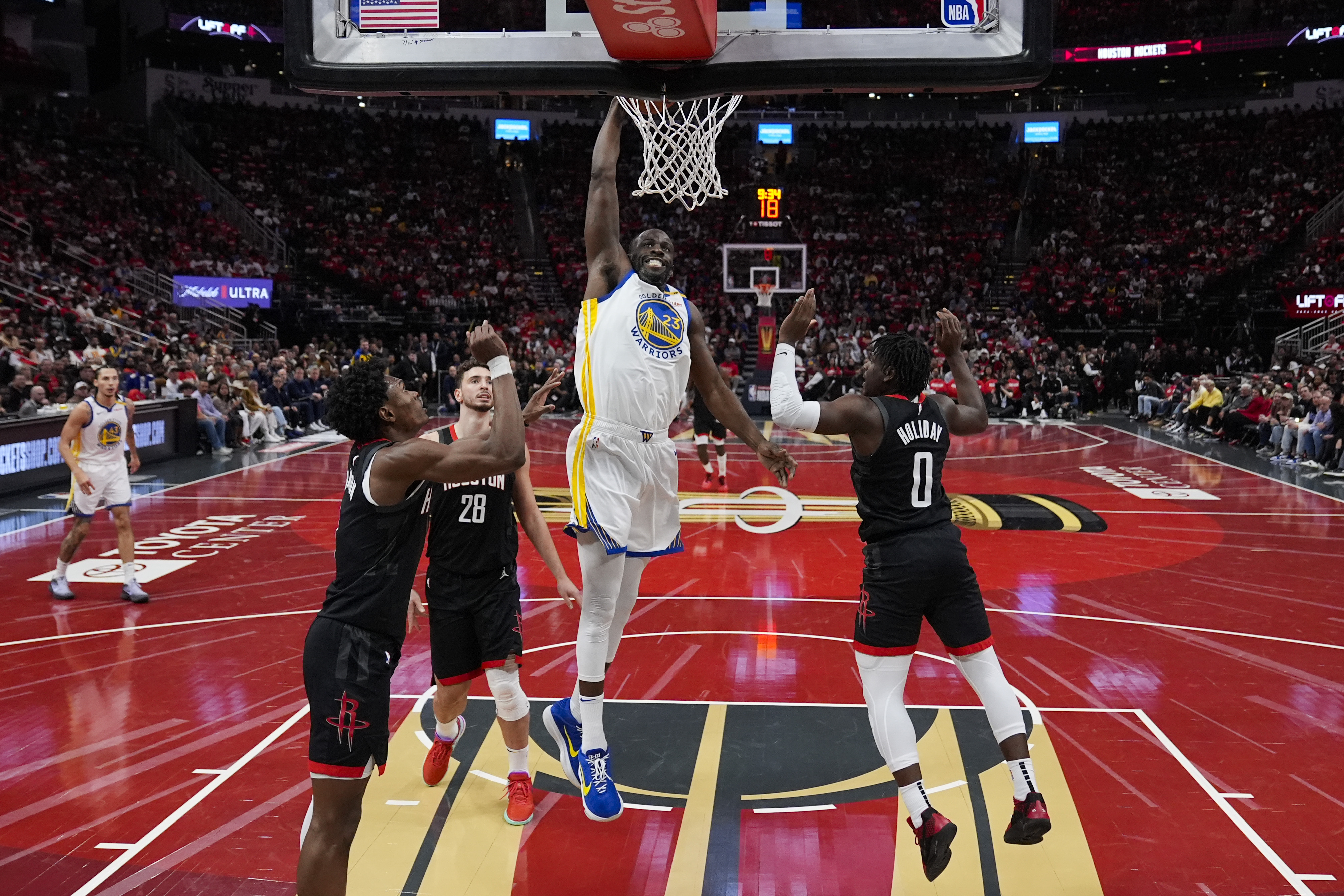 Steve Kerr had diabolical reaction to Rockets' blood red NBA Cup